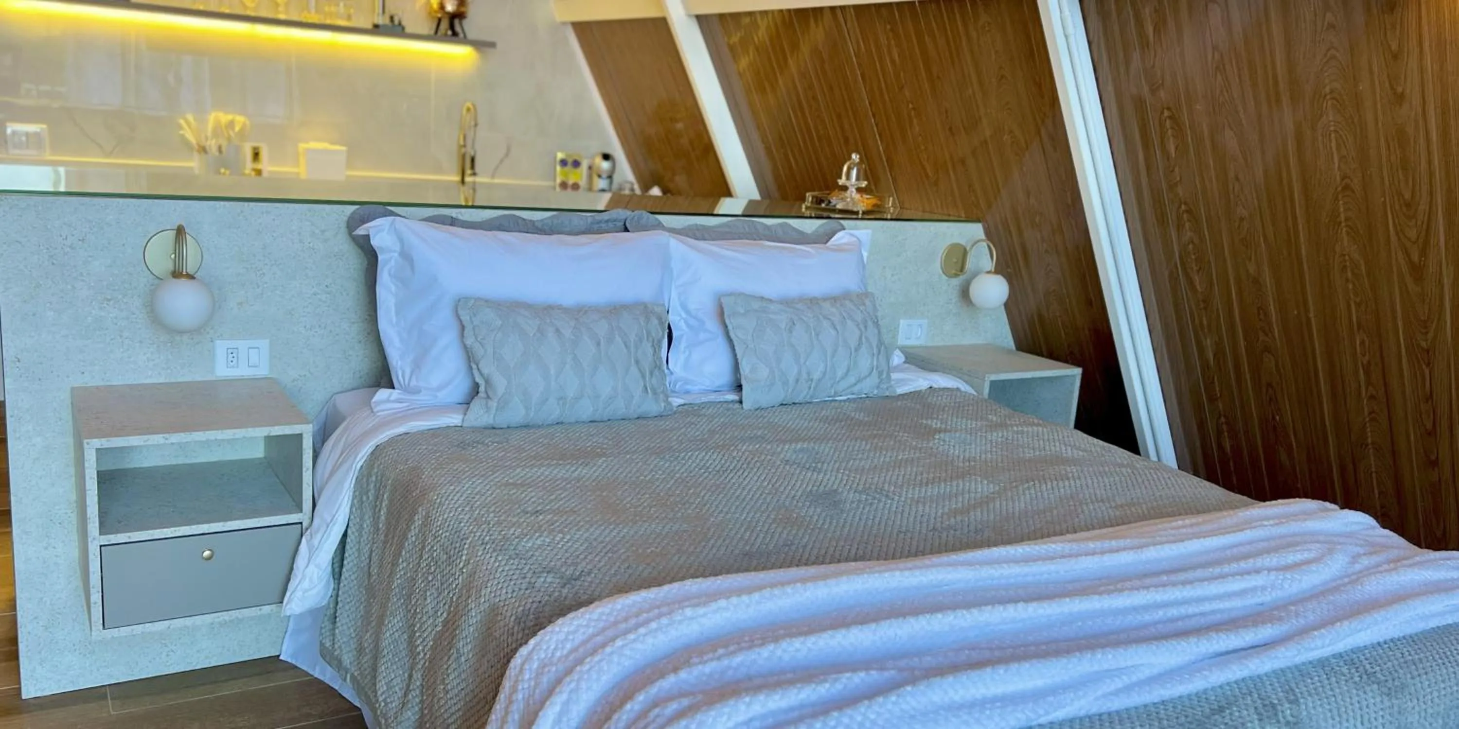 Bed in Chalés Quinta da Boa Vista