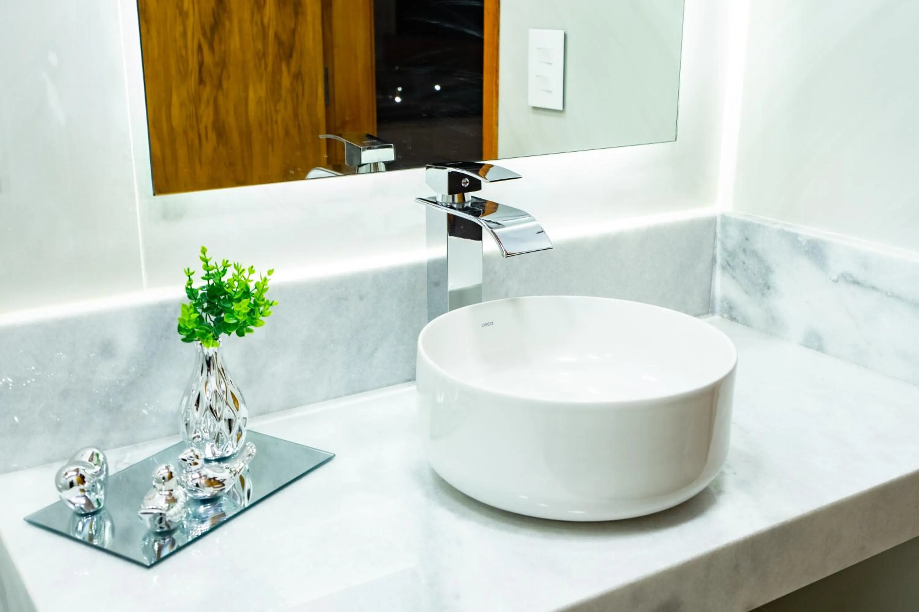 Bathroom in Chalés Quinta da Boa Vista