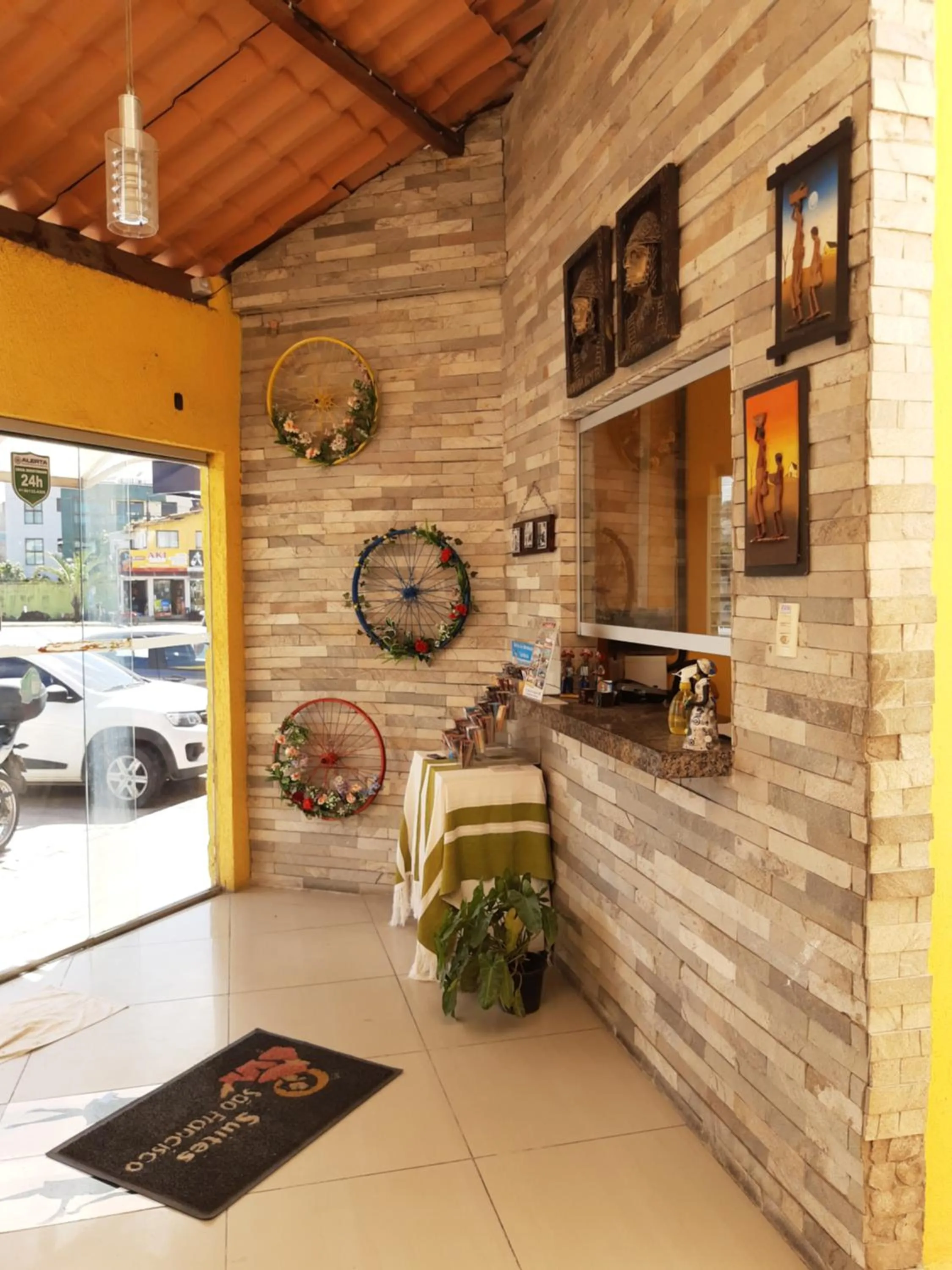 Lobby or reception in Suítes São Francisco