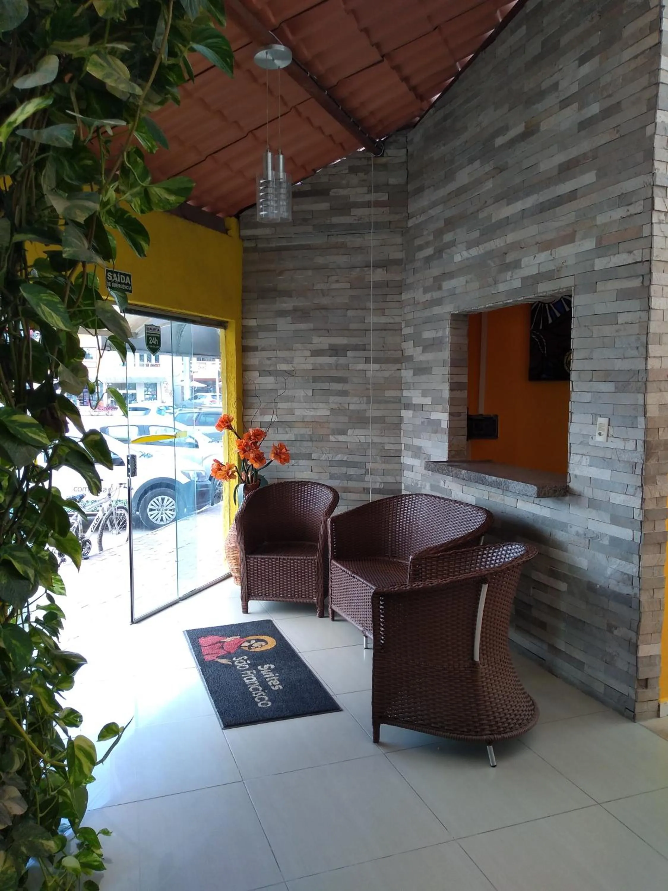 Lobby or reception in Suítes São Francisco