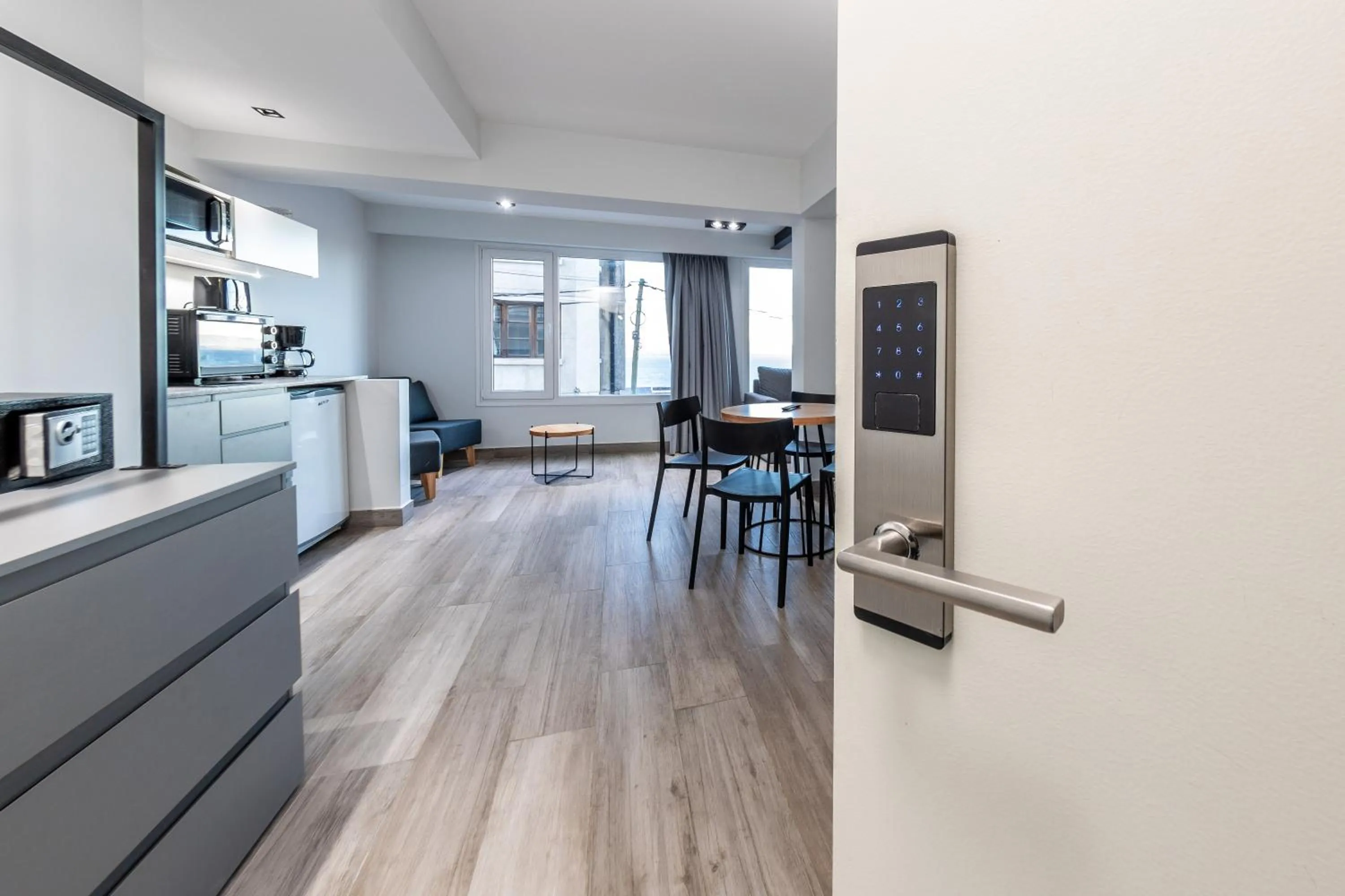 Kitchen or kitchenette in Departamentos Casa Piamonte