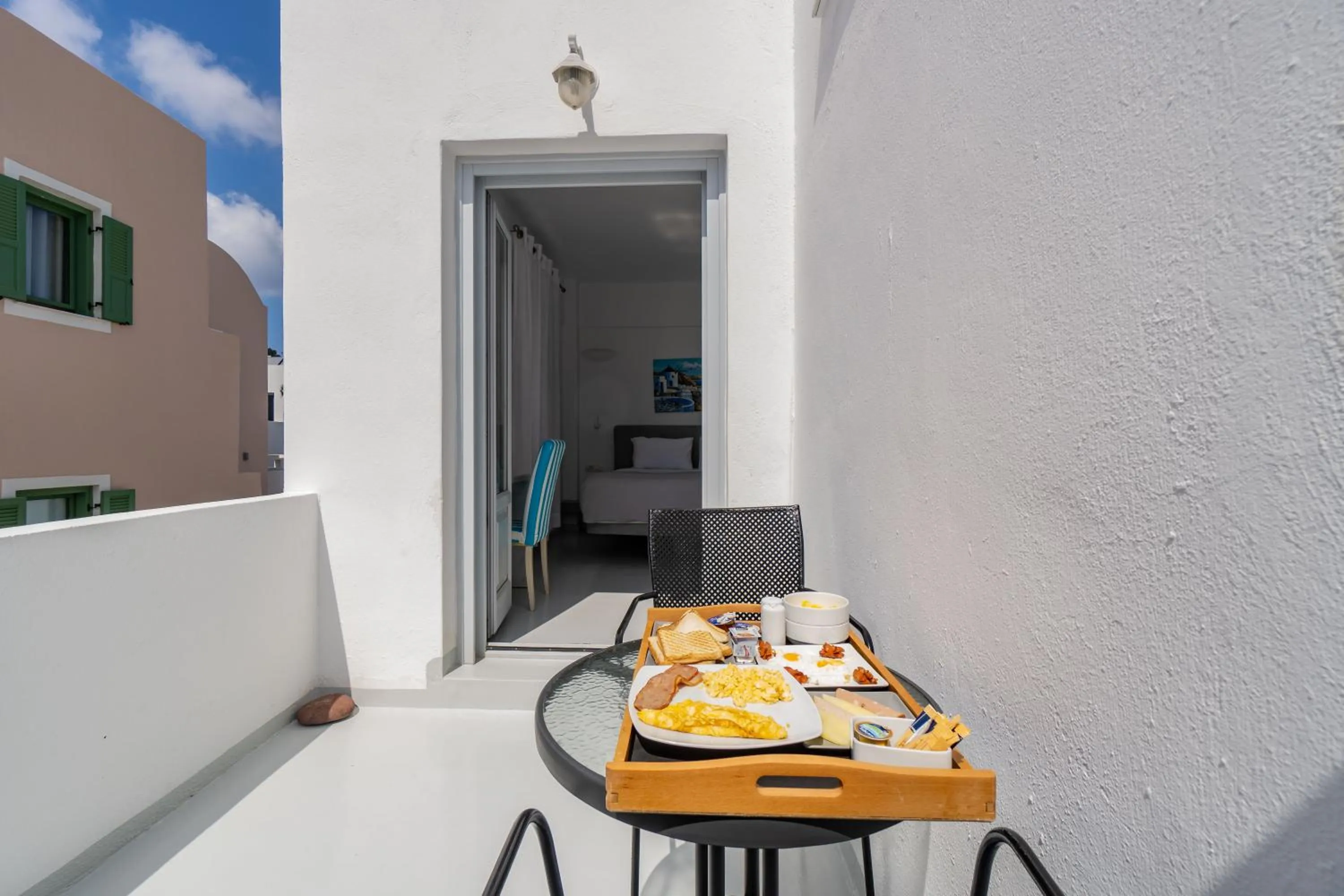Balcony/Terrace in Central Fira Suites