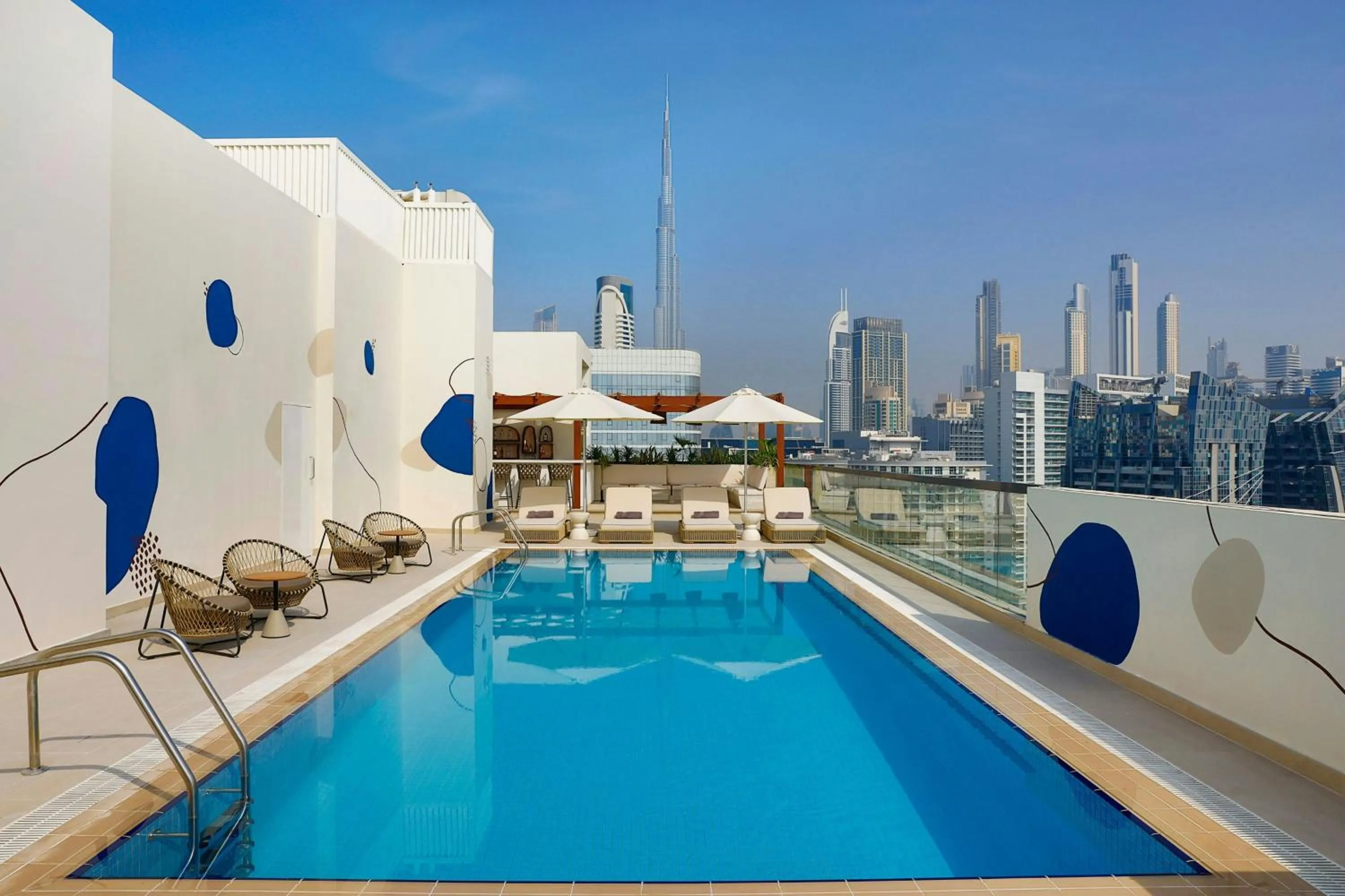 Swimming pool in The First Collection Waterfront, Dubai, a Tribute Portfolio Hotel