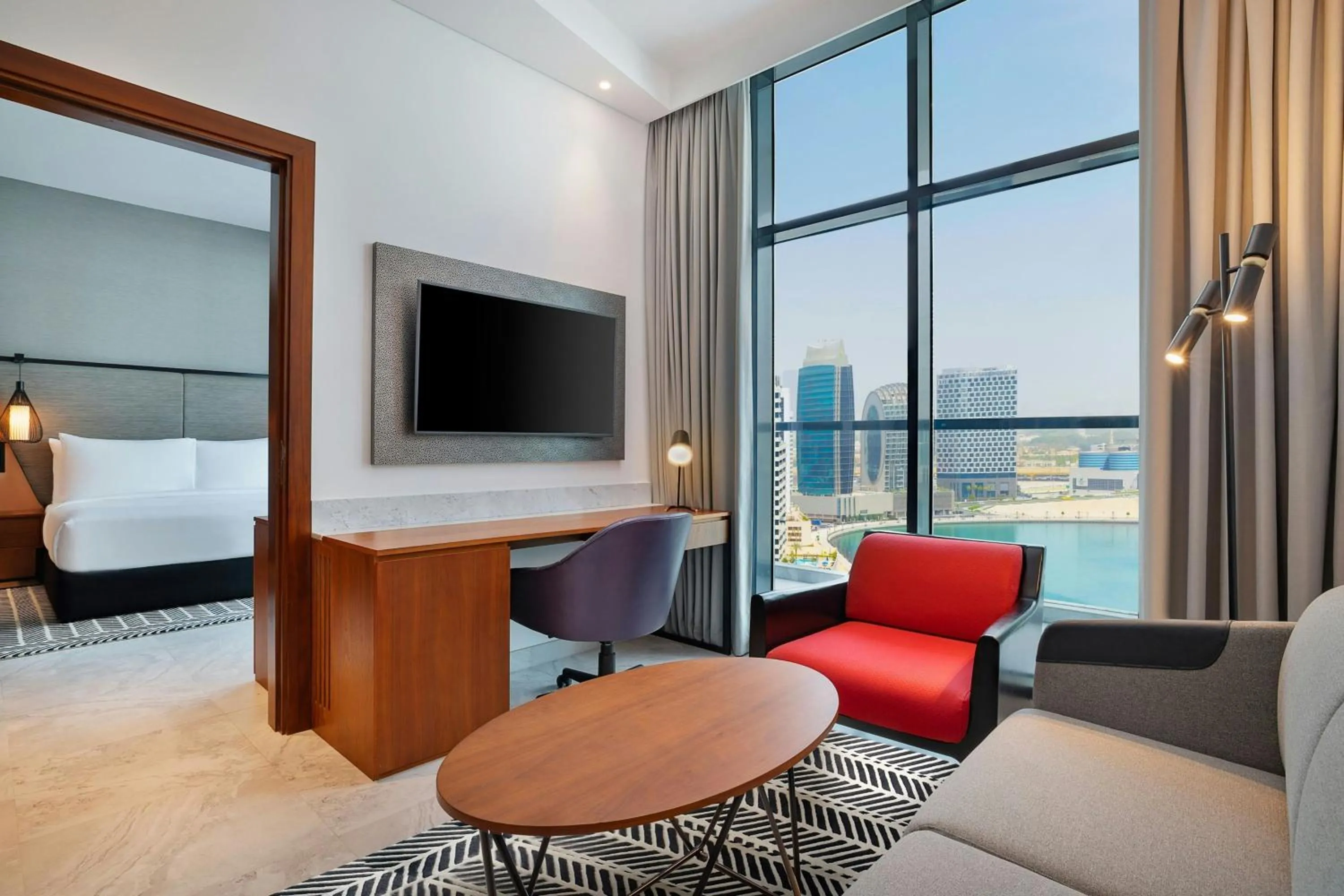 Living room in The First Collection Waterfront, Dubai, a Tribute Portfolio Hotel