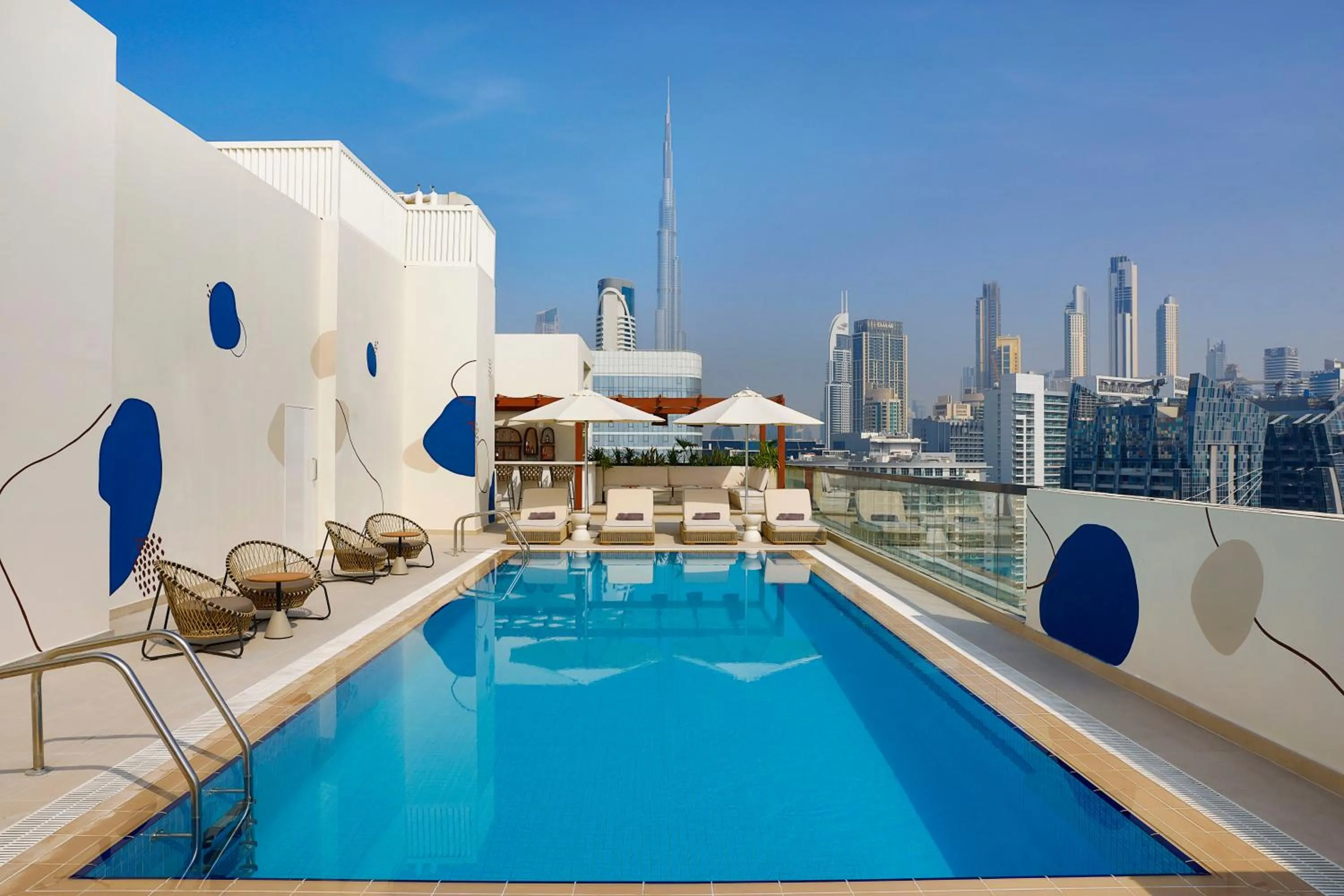 Swimming pool in The First Collection Waterfront, Dubai, a Tribute Portfolio Hotel