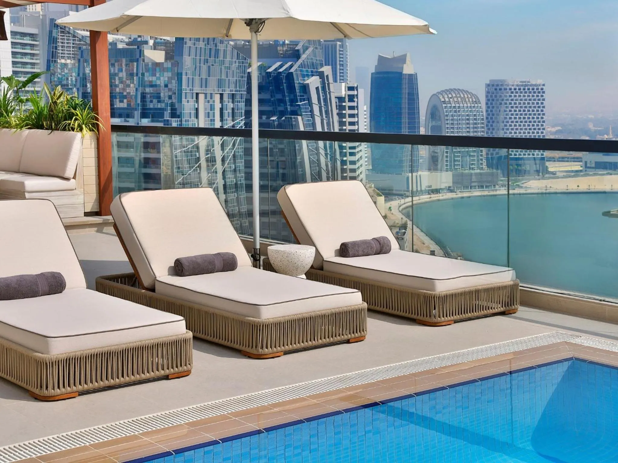Swimming pool in The First Collection Waterfront, Dubai, a Tribute Portfolio Hotel