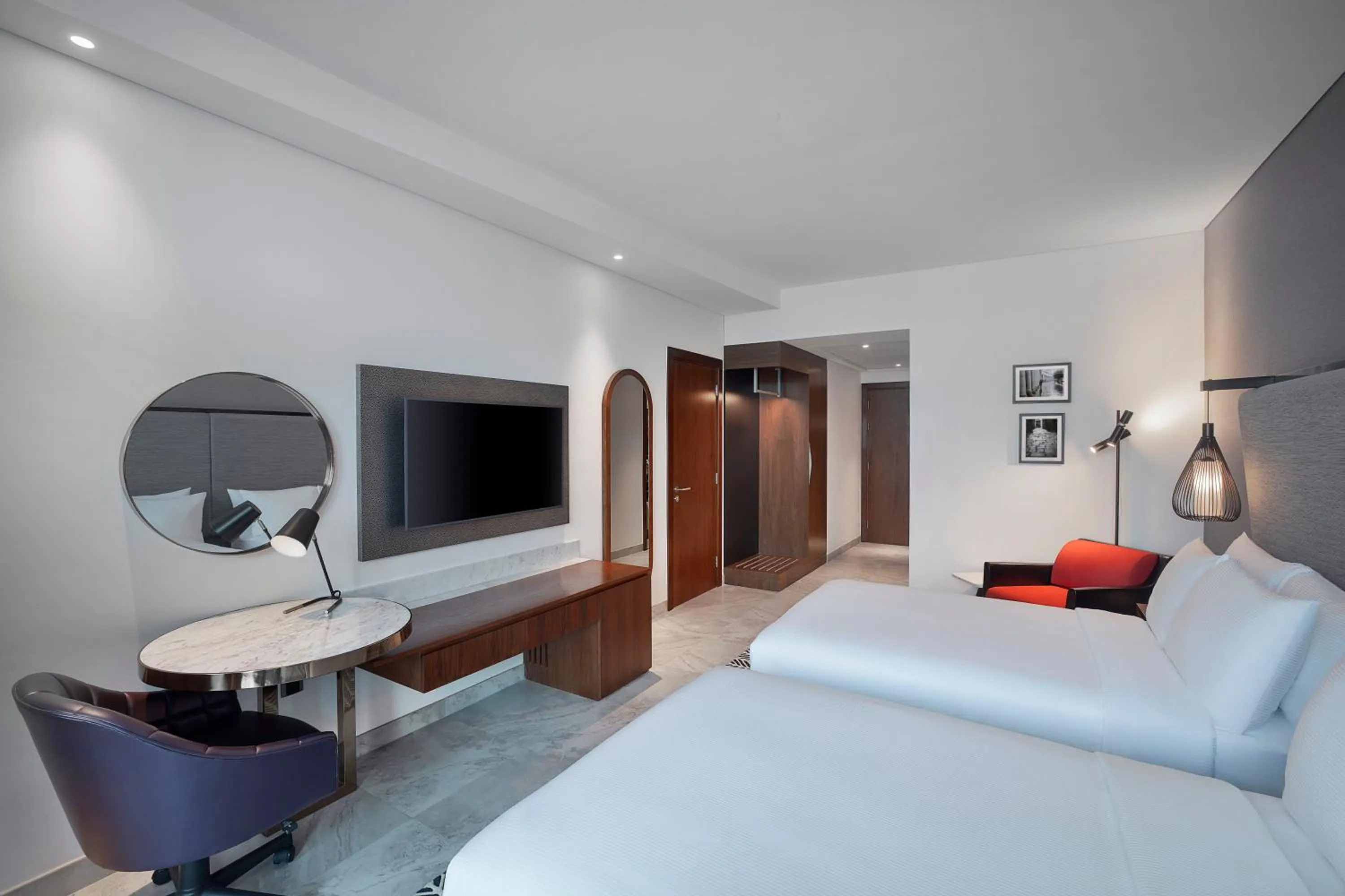 Bed in The First Collection Waterfront, Dubai, a Tribute Portfolio Hotel