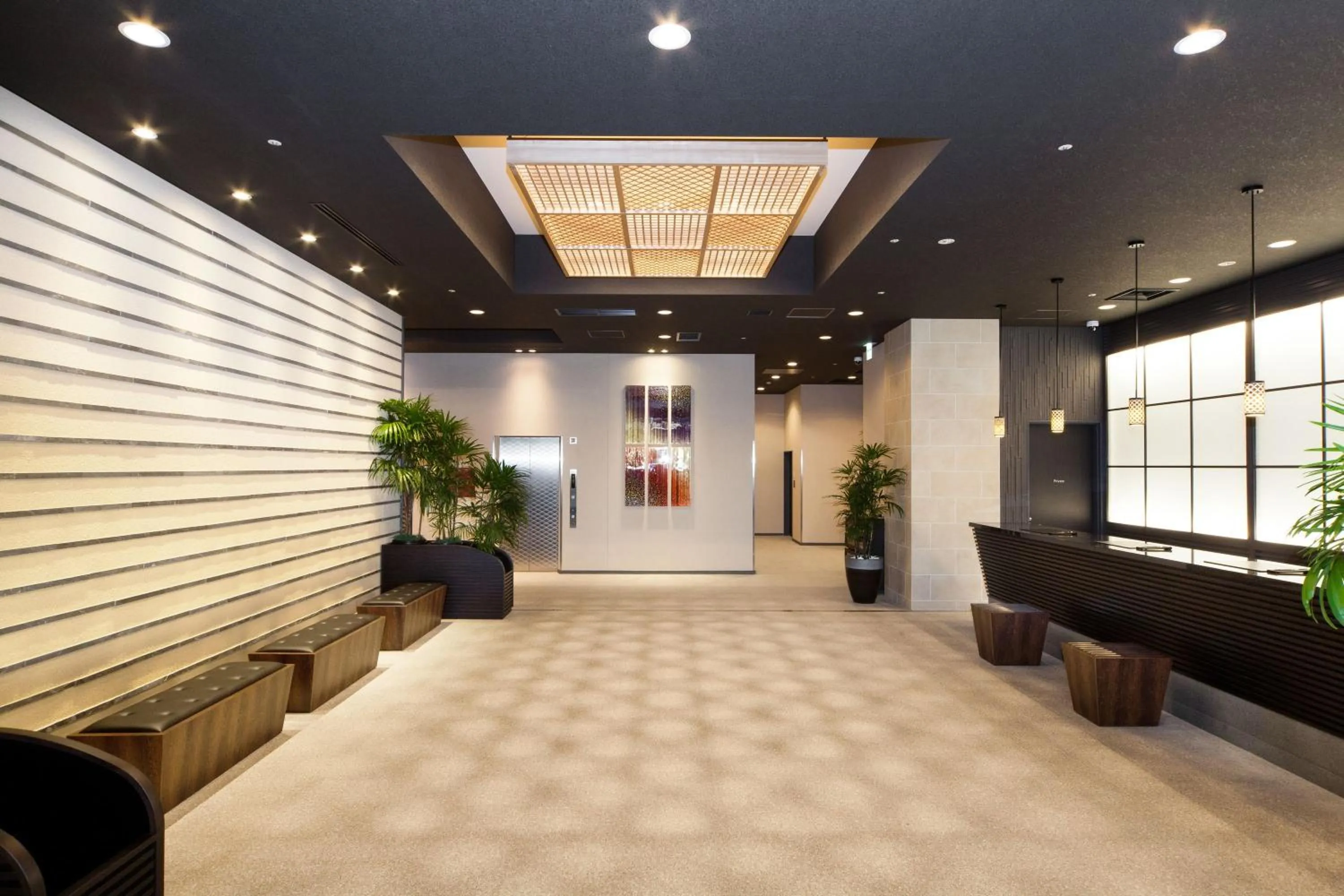 Lobby or reception in HOTEL MYSTAYS PREMIER Kanazawa