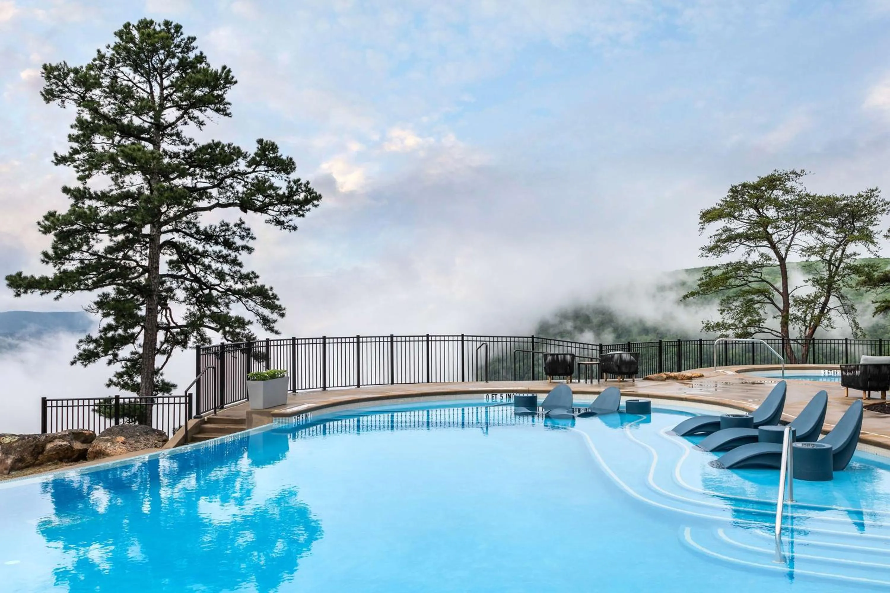 Pool view in Cloudland at McLemore Resort Lookout Mountain, Curio by Hilton