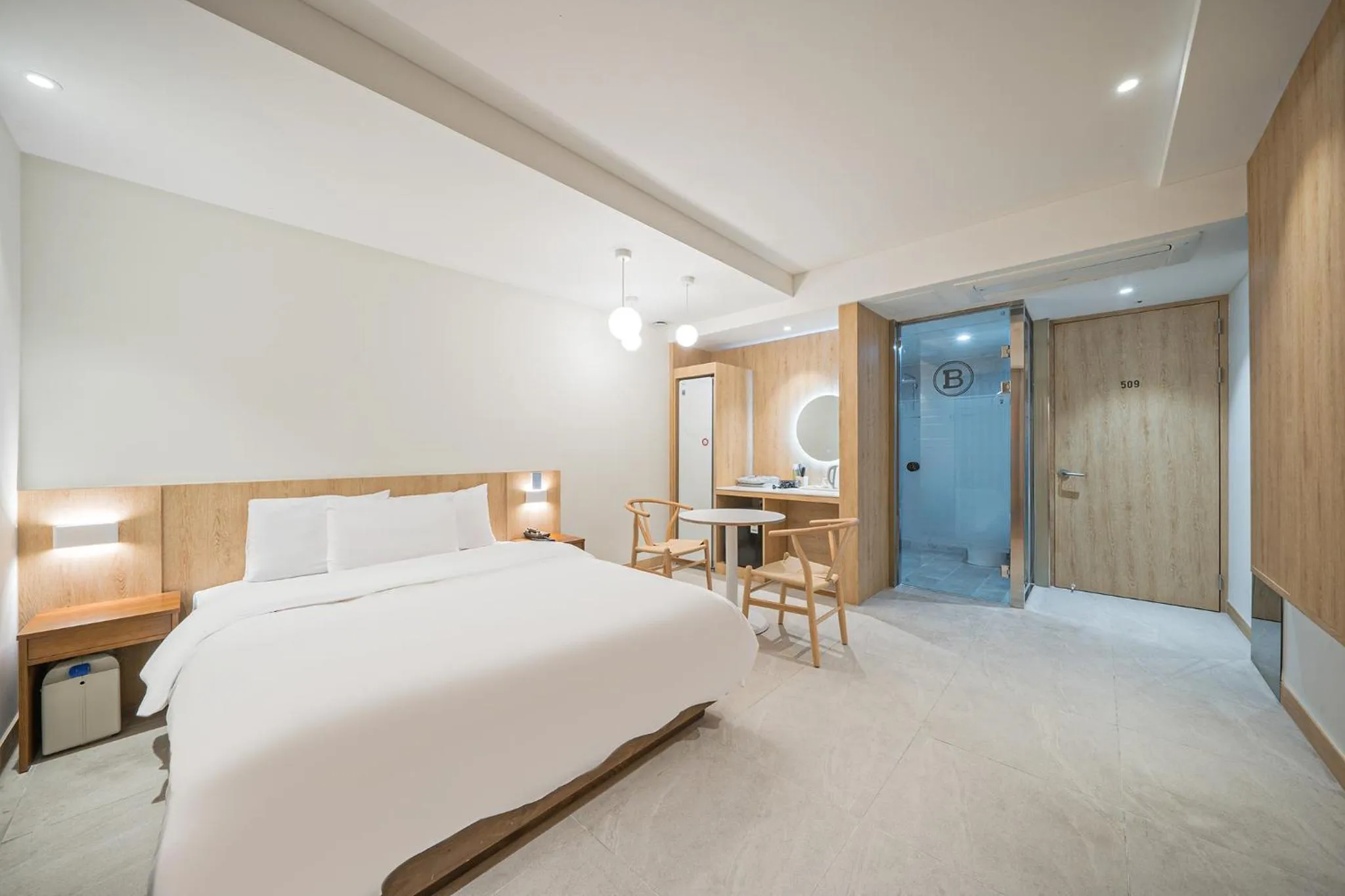 Bed in BrownDot Hotel Bong-Duk