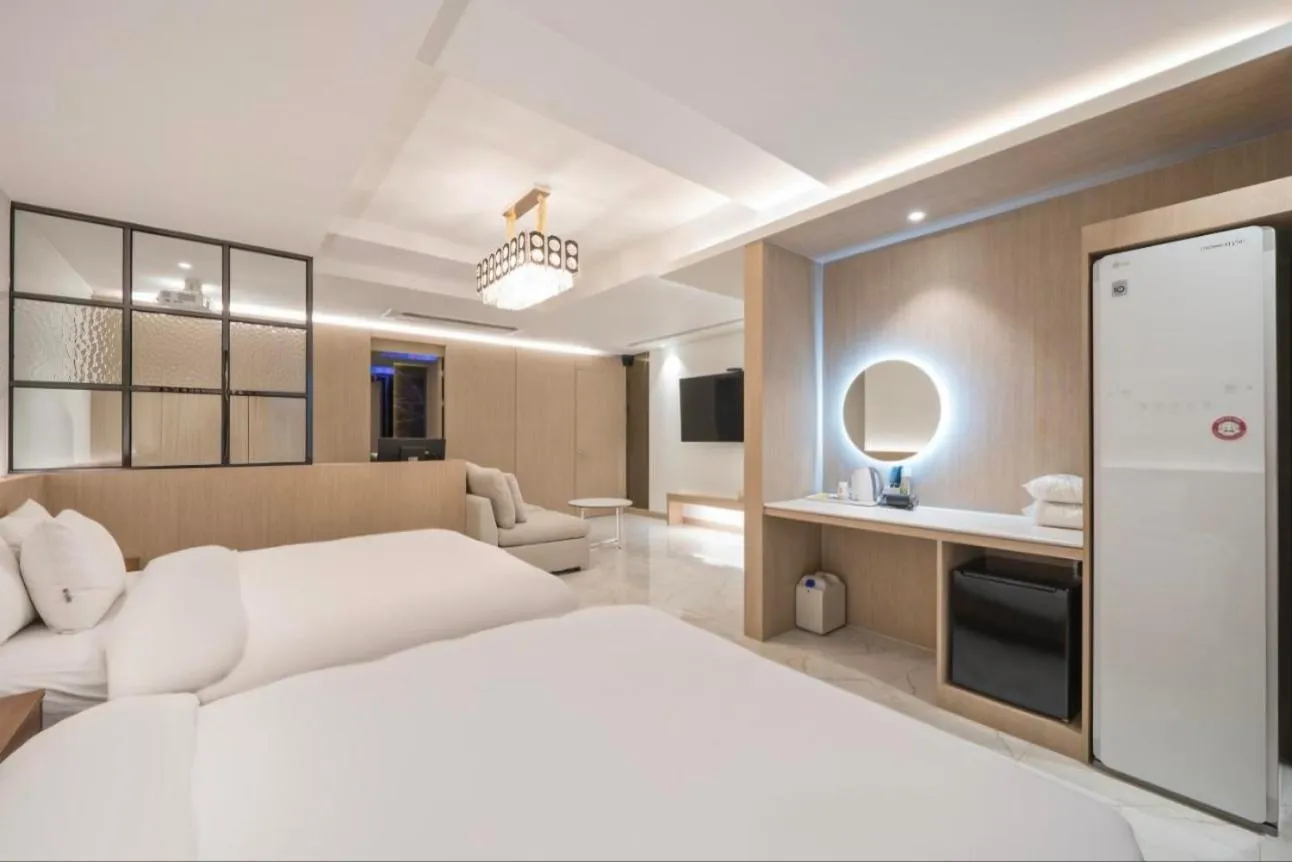 Bed in BrownDot Hotel Bong-Duk