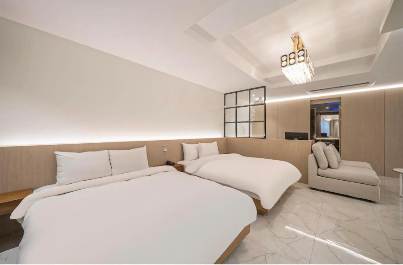 Bed in BrownDot Hotel Bong-Duk