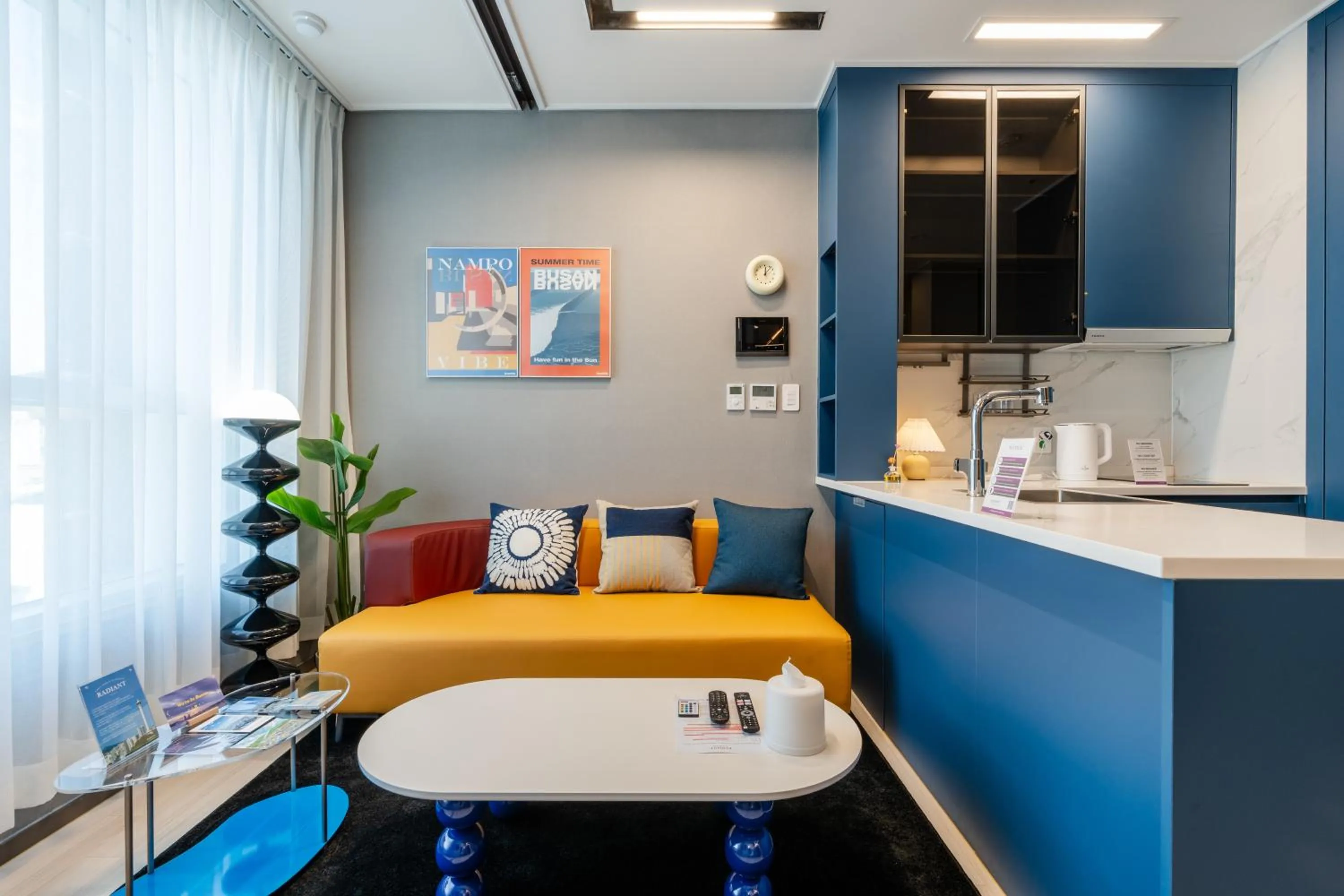 Bed in Radiant Nampo Hotel