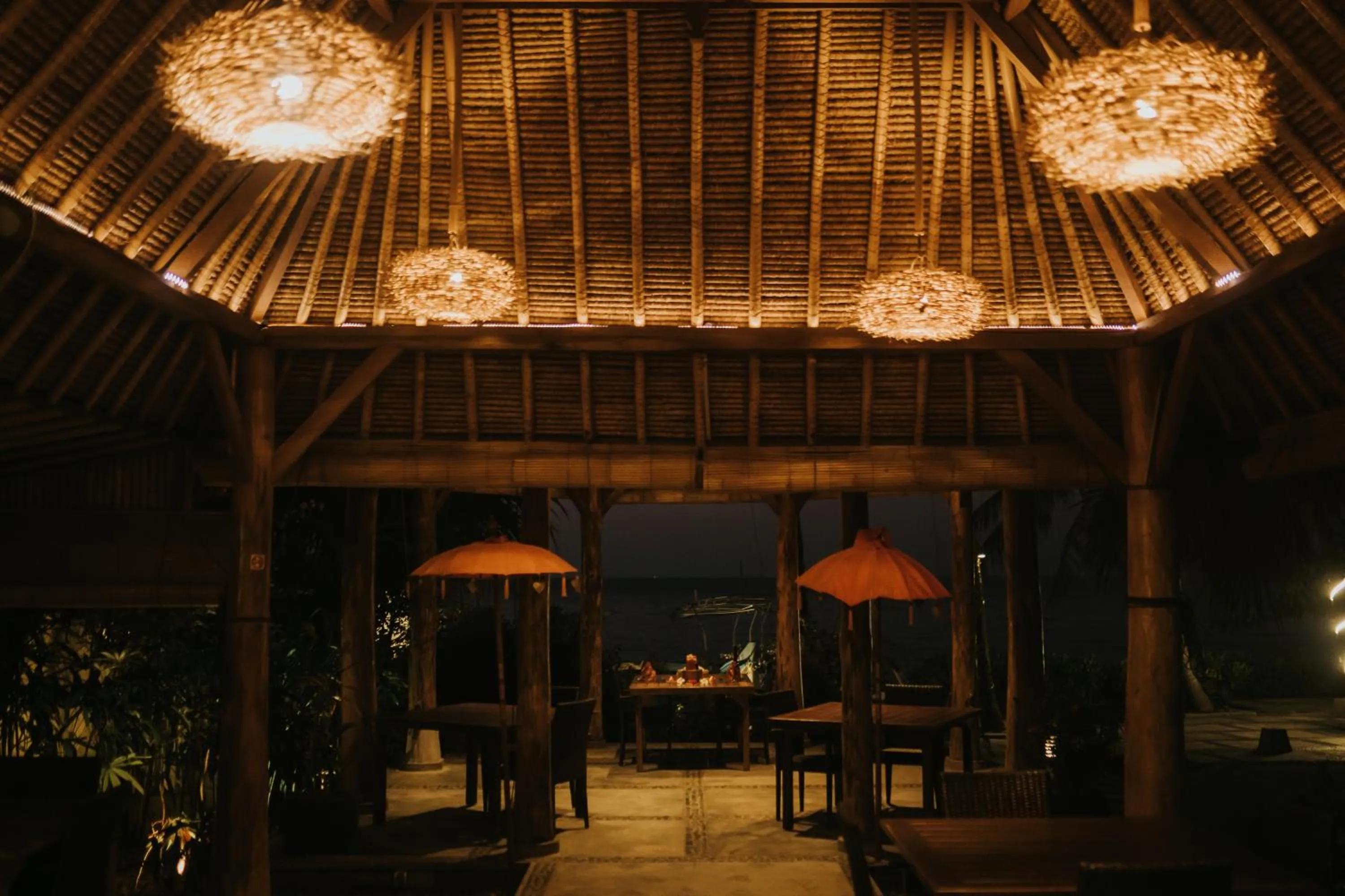Living room in ALOKA BAHARI Villas
