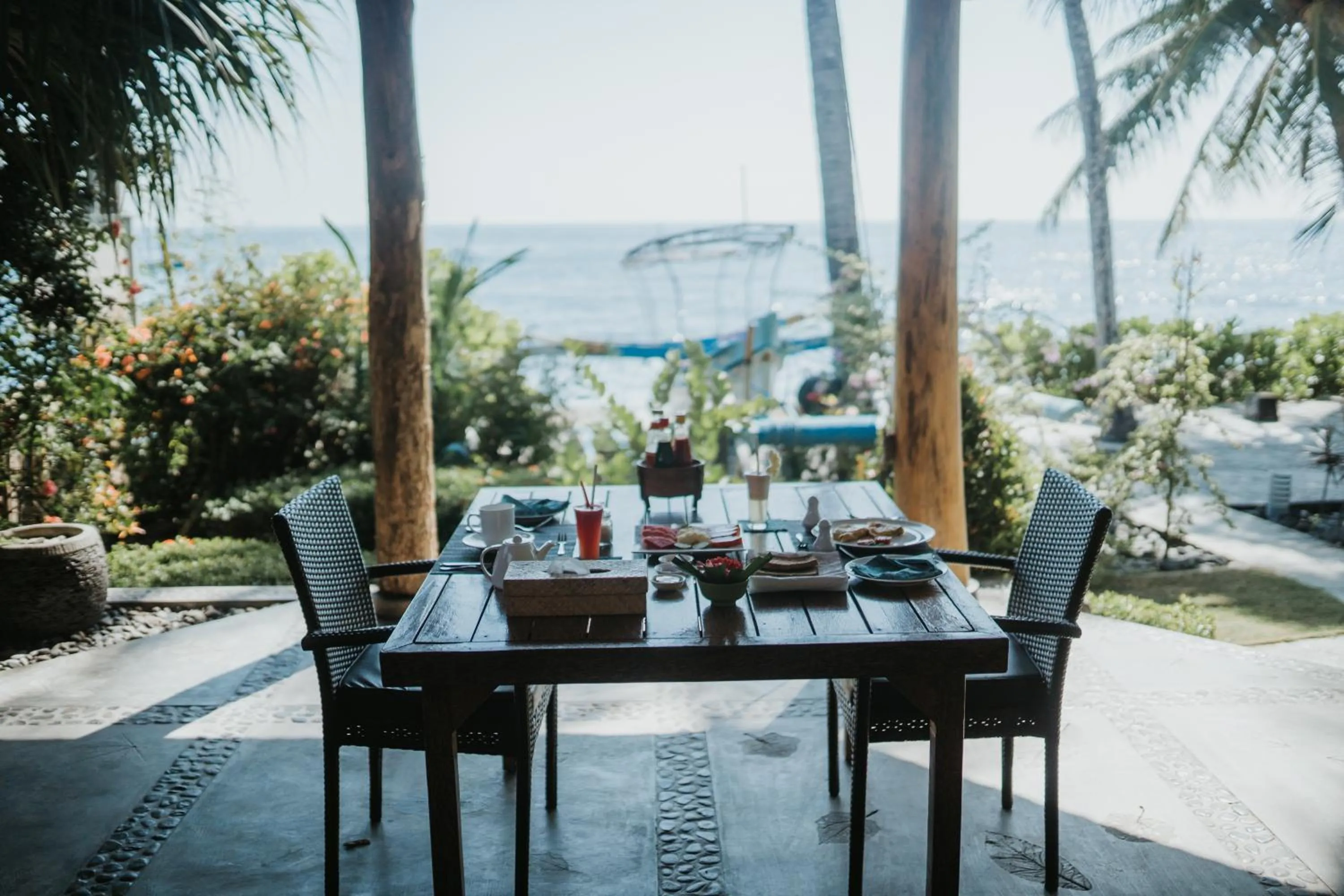 Breakfast in ALOKA BAHARI Villas