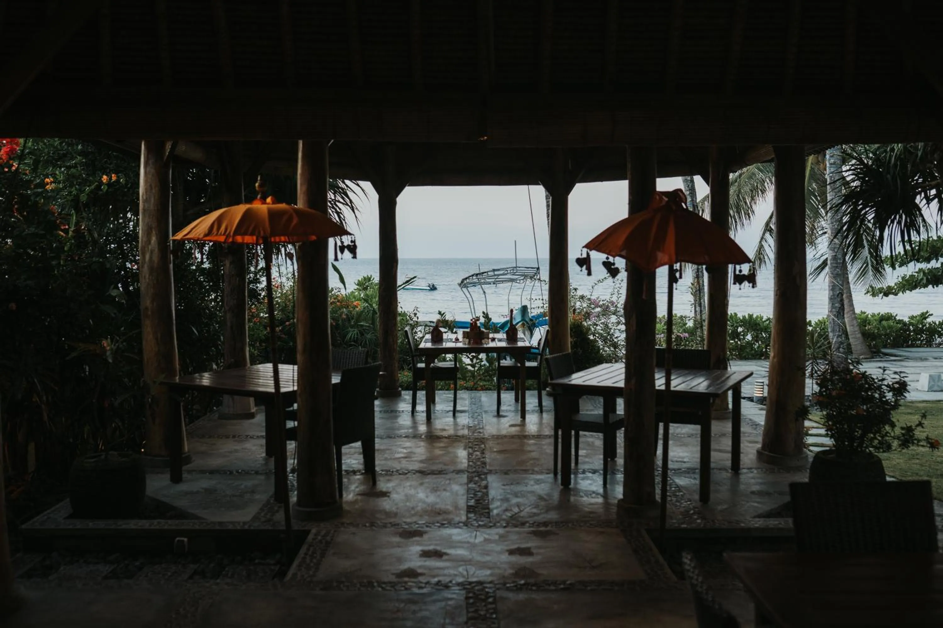 Dining area in ALOKA BAHARI Villas