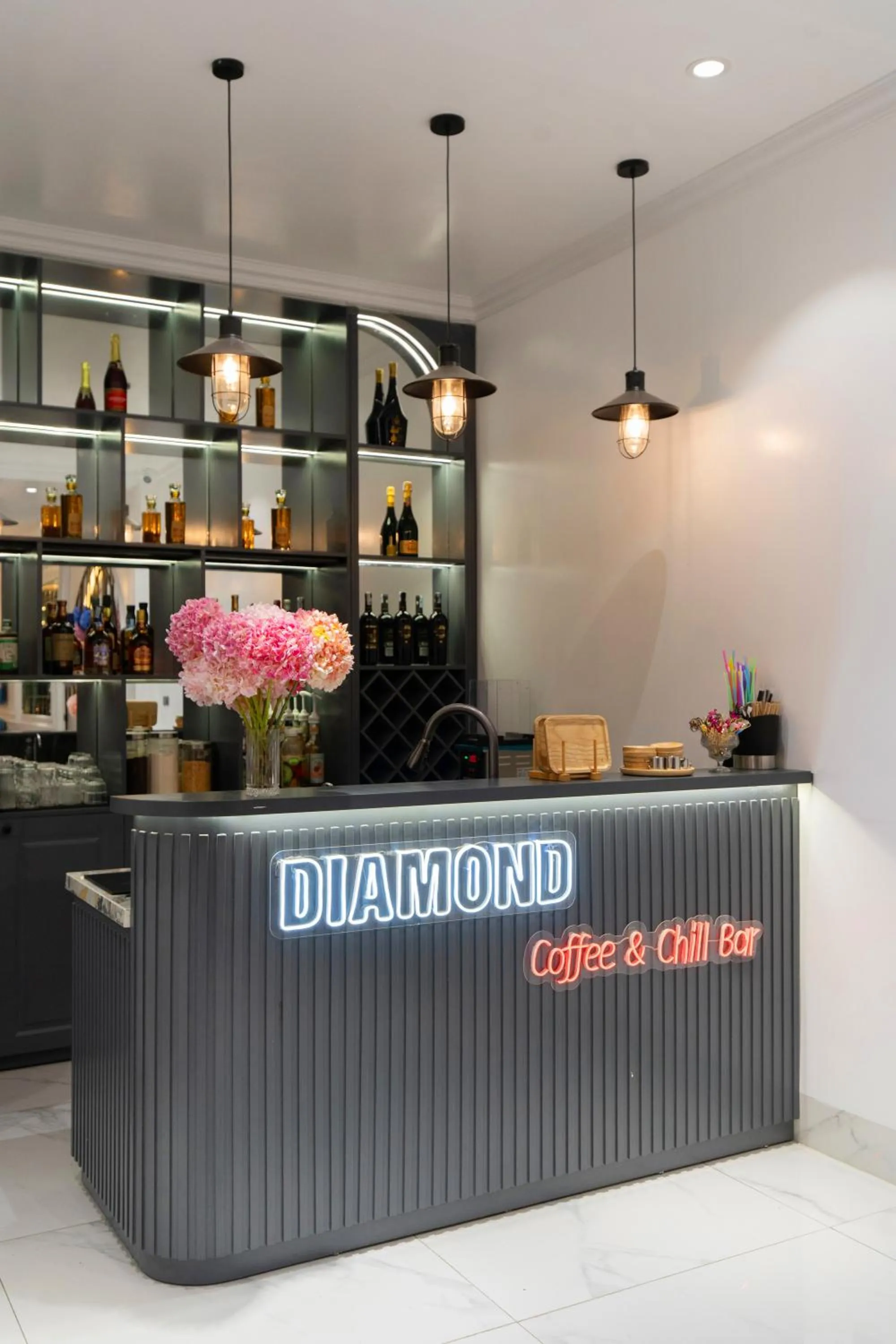 Text overlay in Diamond Hotel Sapa