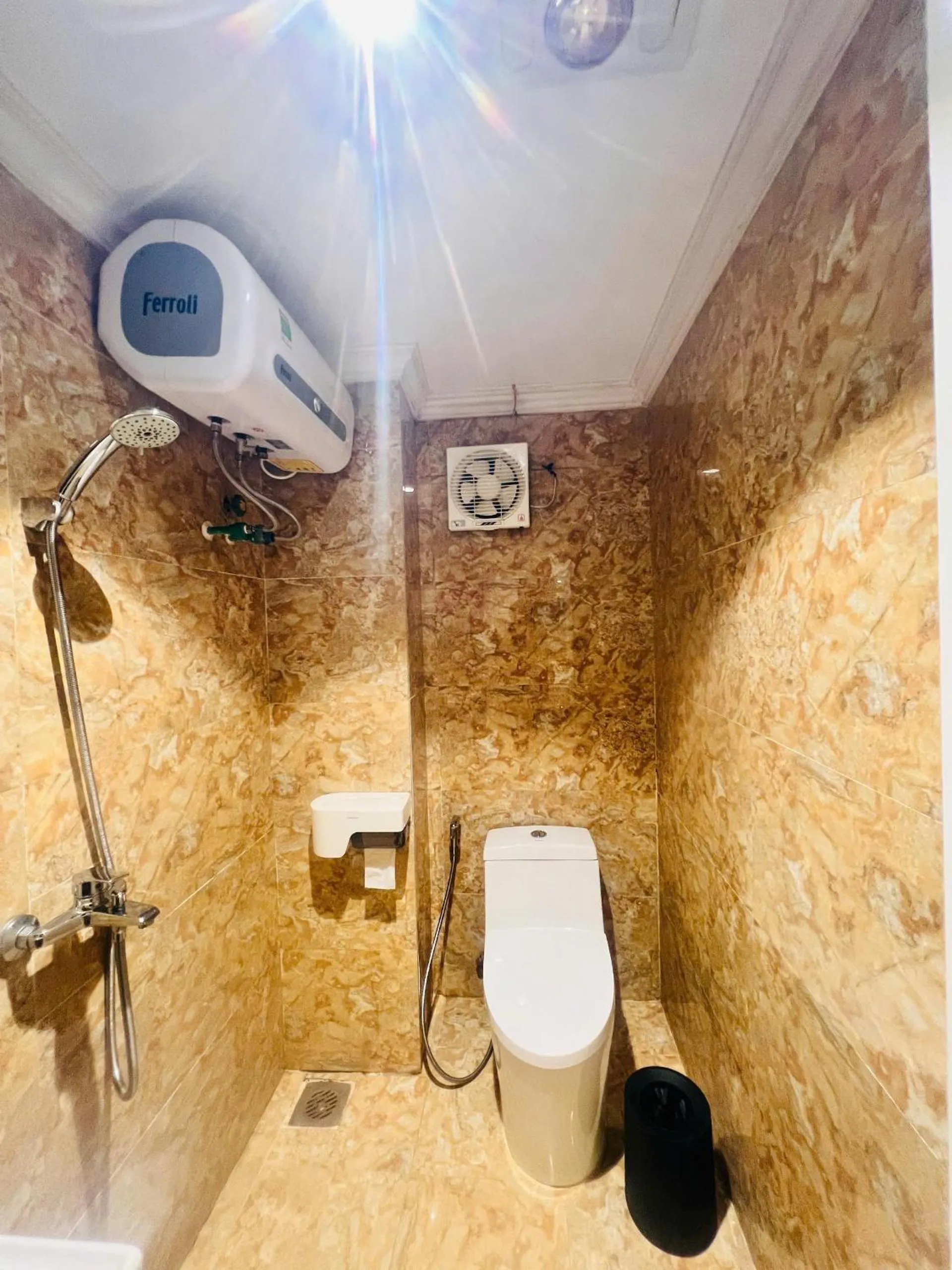 Toilet in Diamond Hotel Sapa