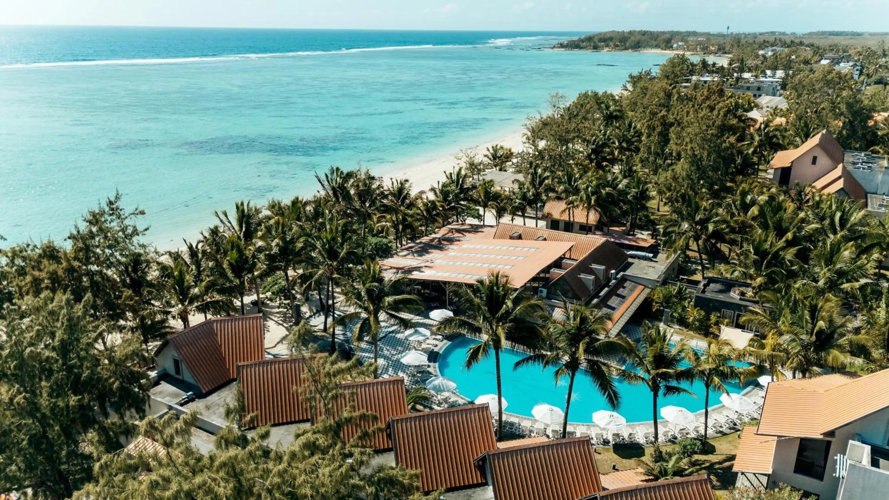 Property building in Crystals Beach Resort Belle Mare, a member of Radisson Individuals