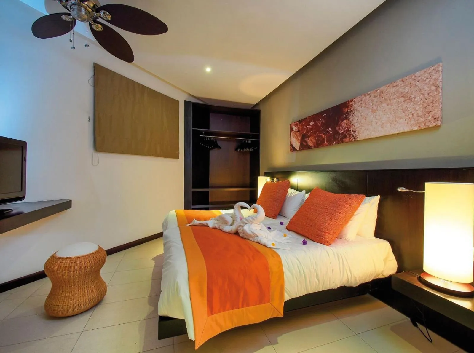 Bed in Crystals Beach Resort Belle Mare, a member of Radisson Individuals