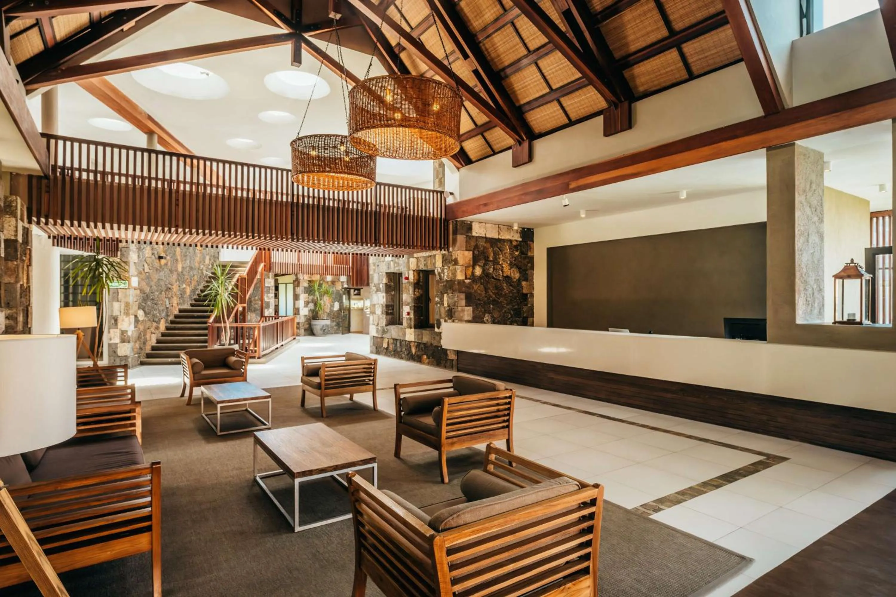 Lobby or reception in Crystals Beach Resort Belle Mare, a member of Radisson Individuals