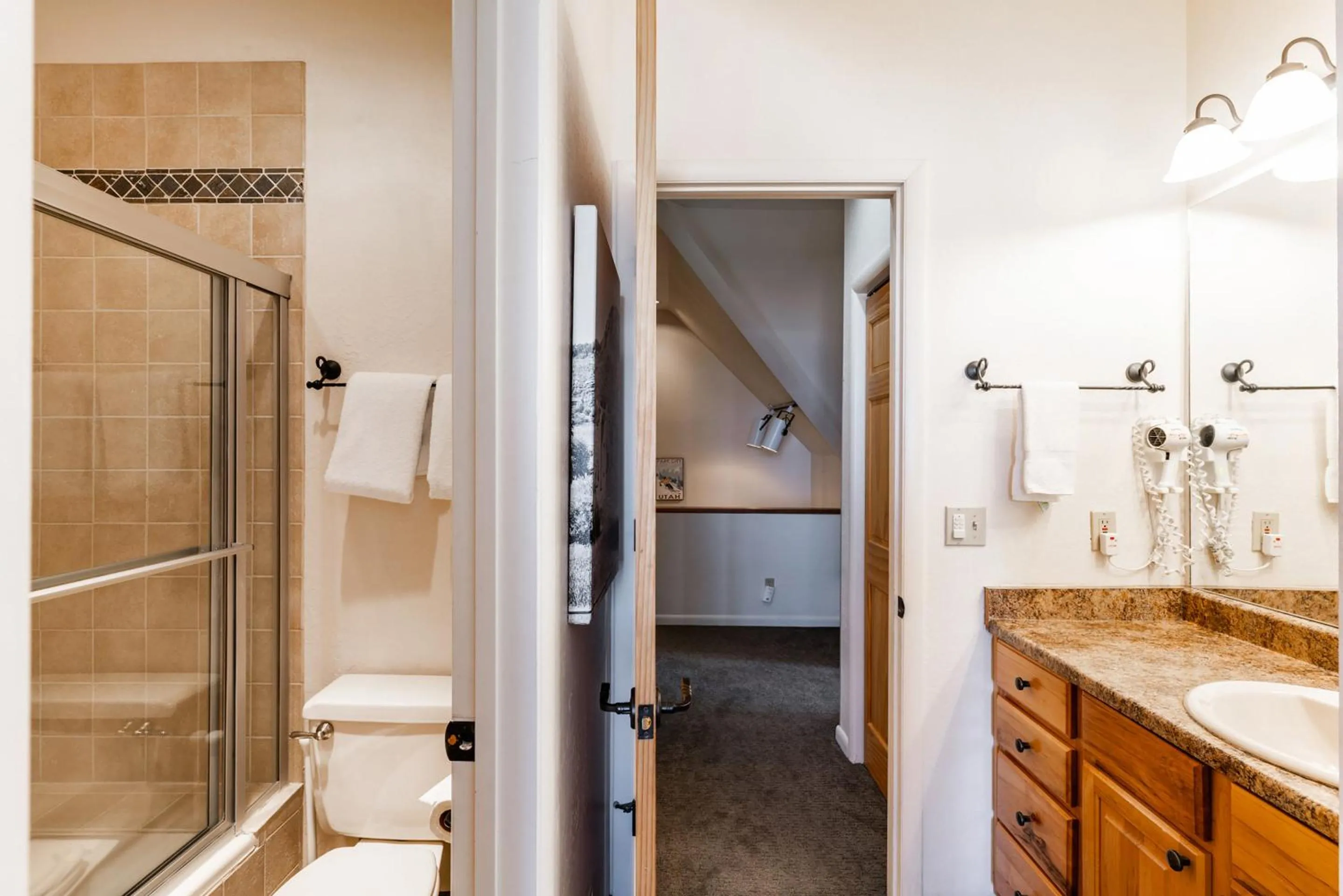 Shower in The Loft at Mountain Village by All Seasons Resort Lodging