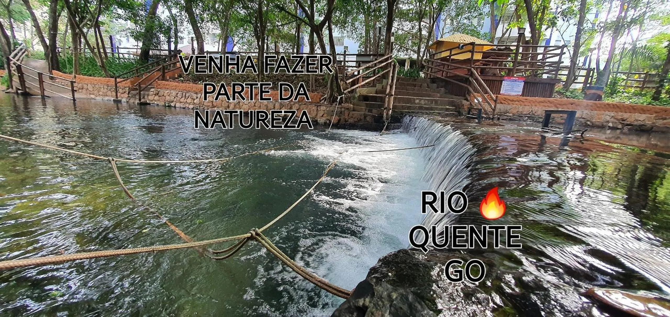 River view in Rio Quente GO Apto 7 Pessoas 2 Qtos
