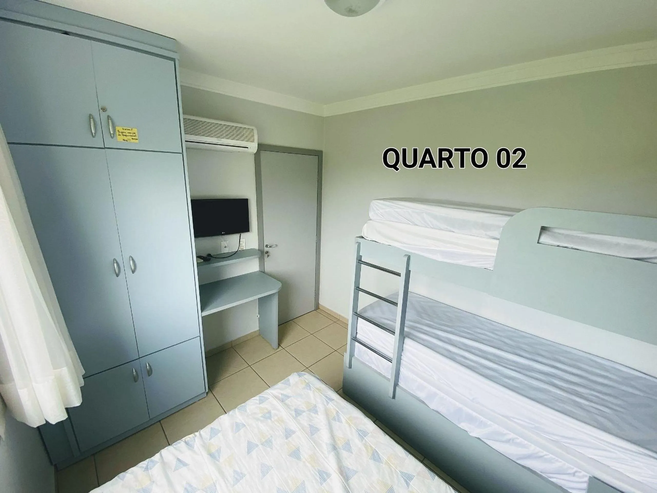 Bedroom, Bed in Rio Quente GO Apto 7 Pessoas 2 Qtos