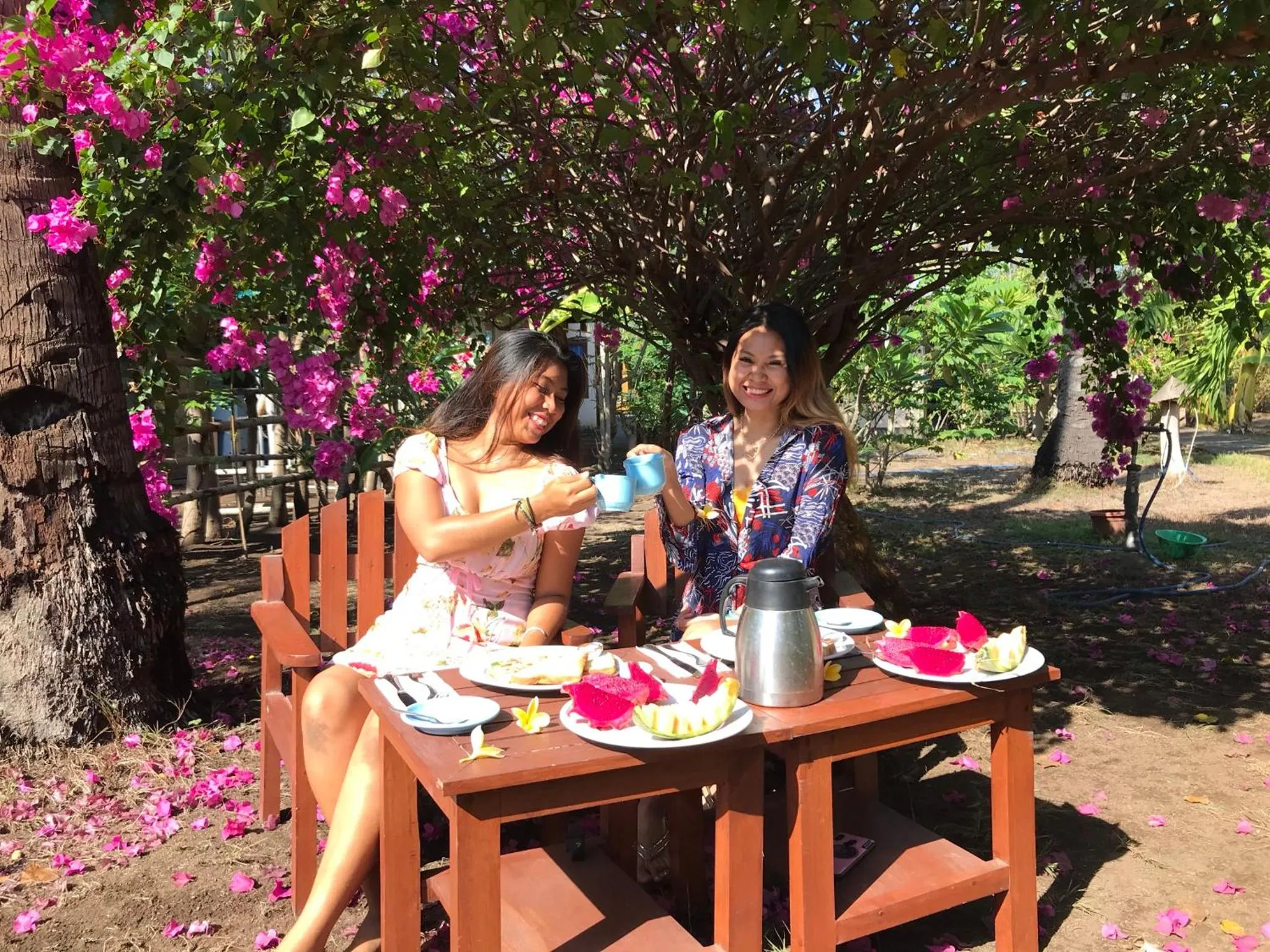 Garden in Mustika Ocean Lodge