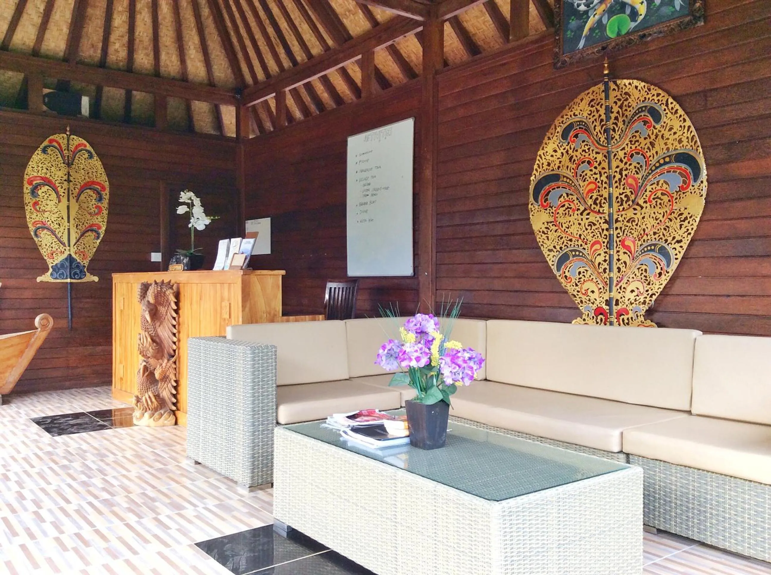 Lobby or reception in Laguna Reef Huts