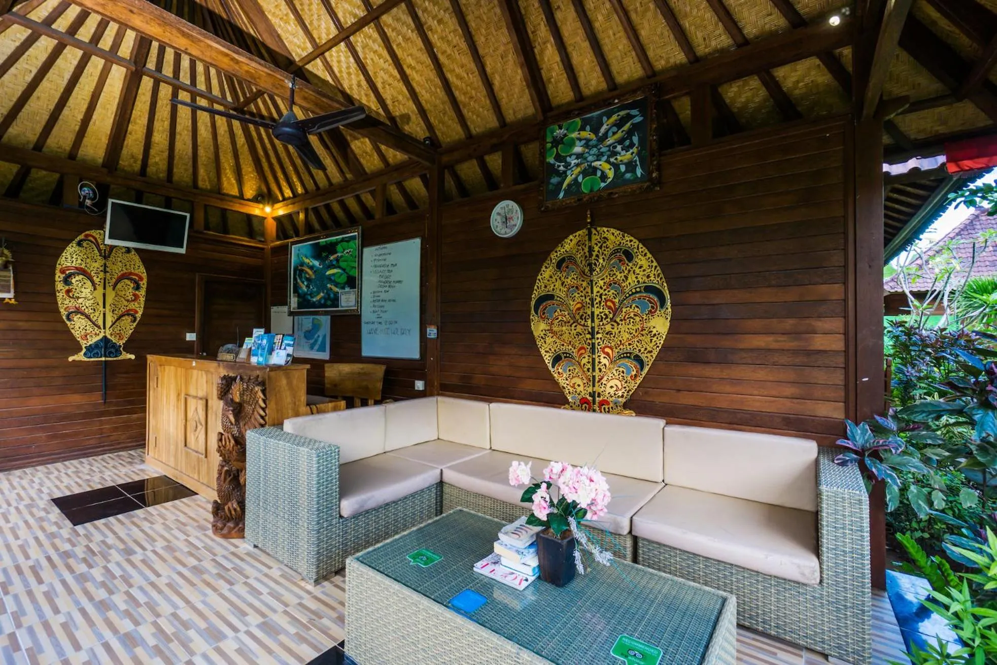 Lobby or reception in Laguna Reef Huts