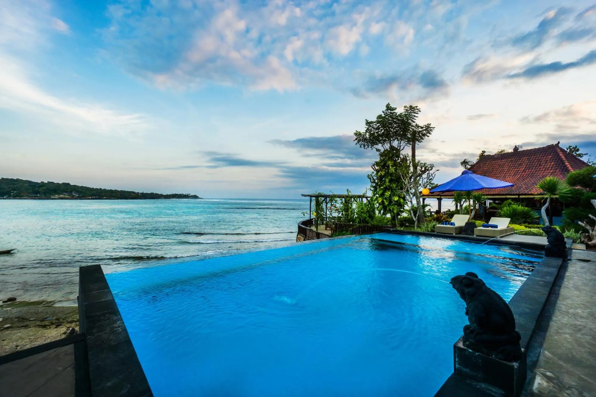 Sea view in Laguna Reef Huts