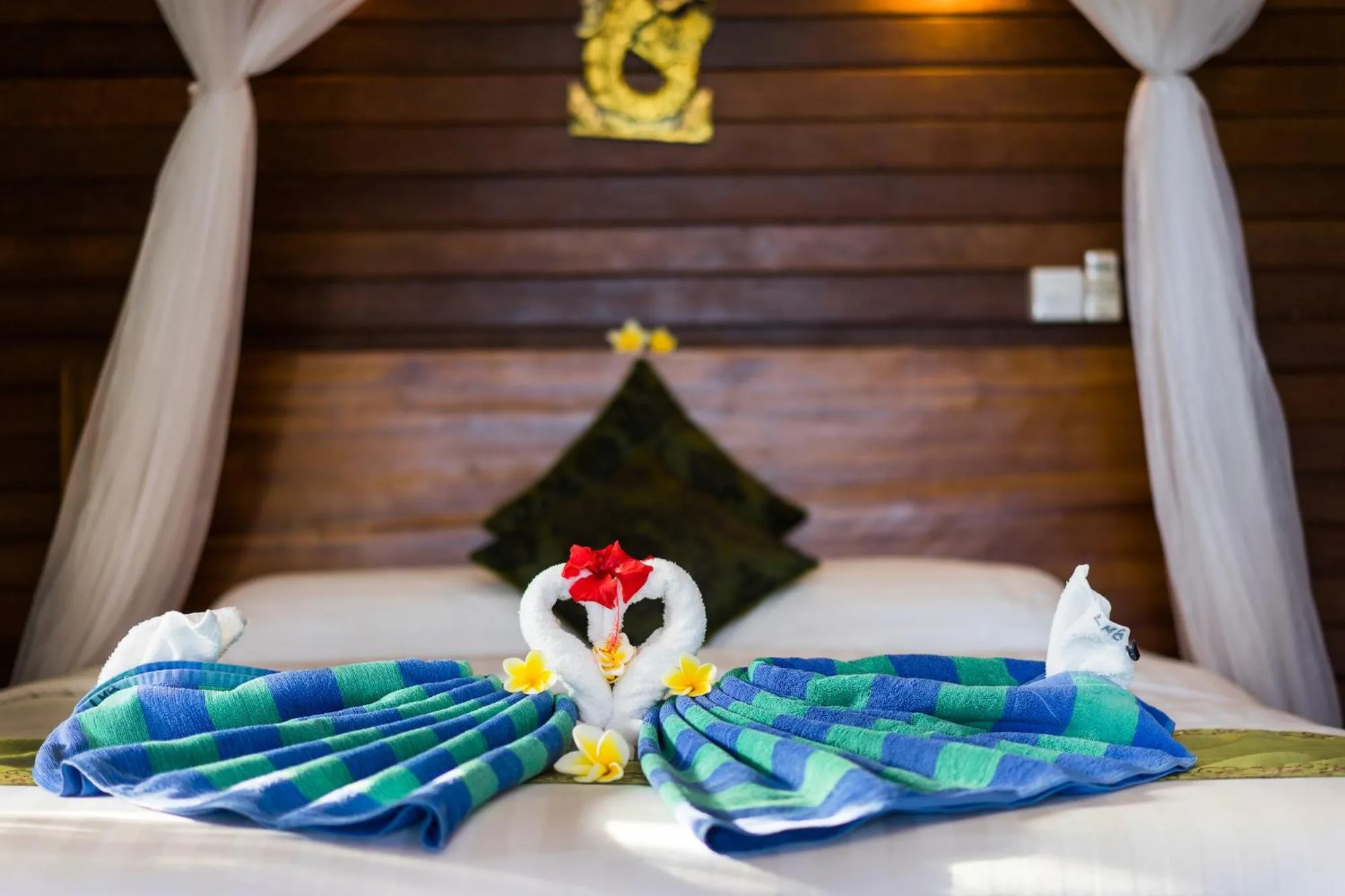 Bed in Laguna Reef Huts