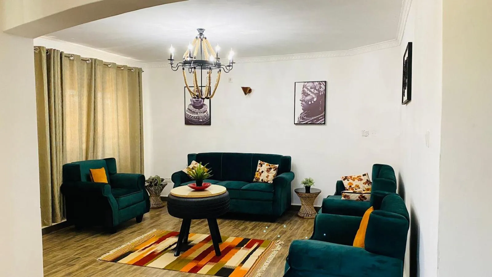Living room in Nimaro Courts