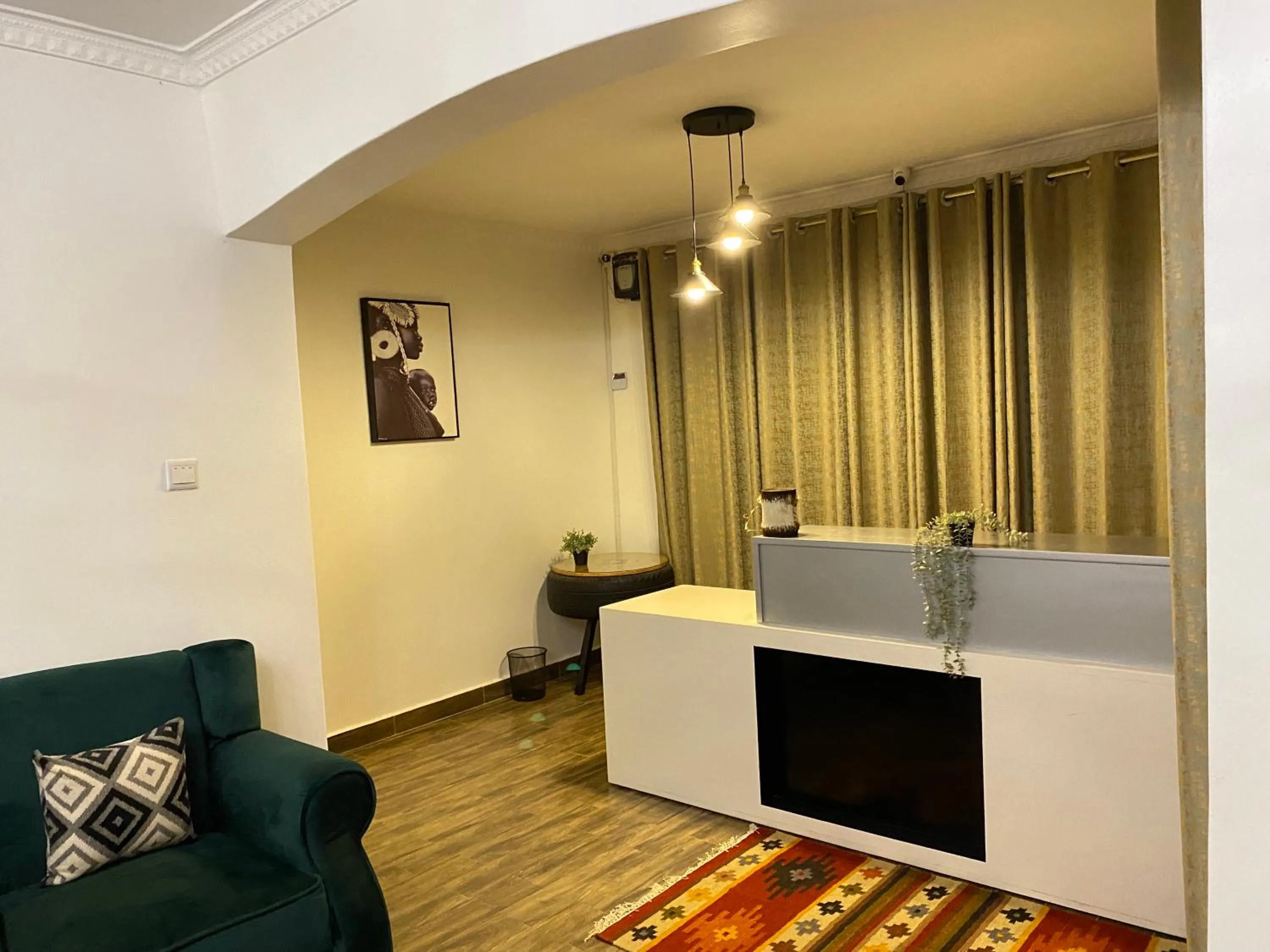 Living room in Nimaro Courts