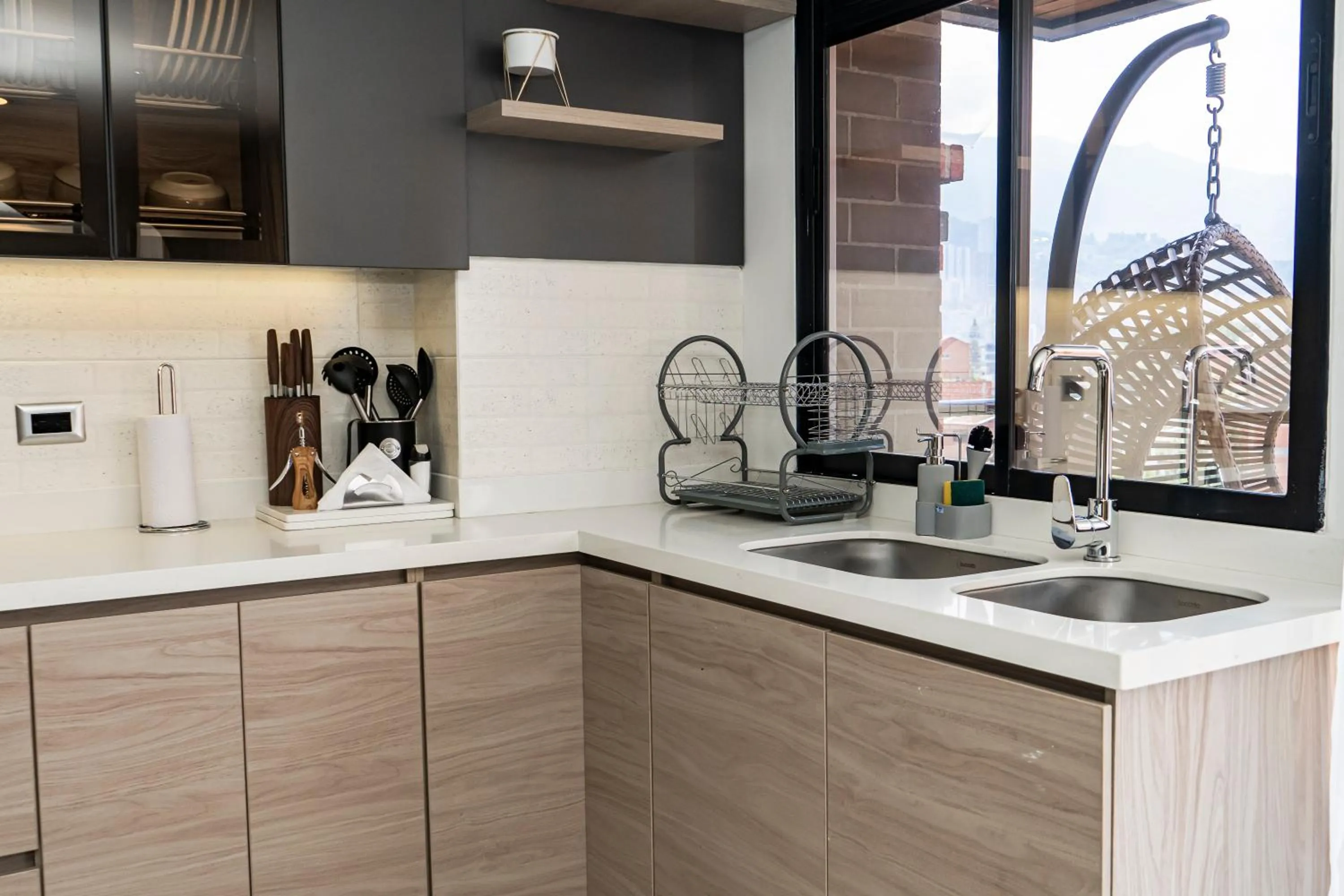 kitchen in Luxury Apartments Prana By Cadissa