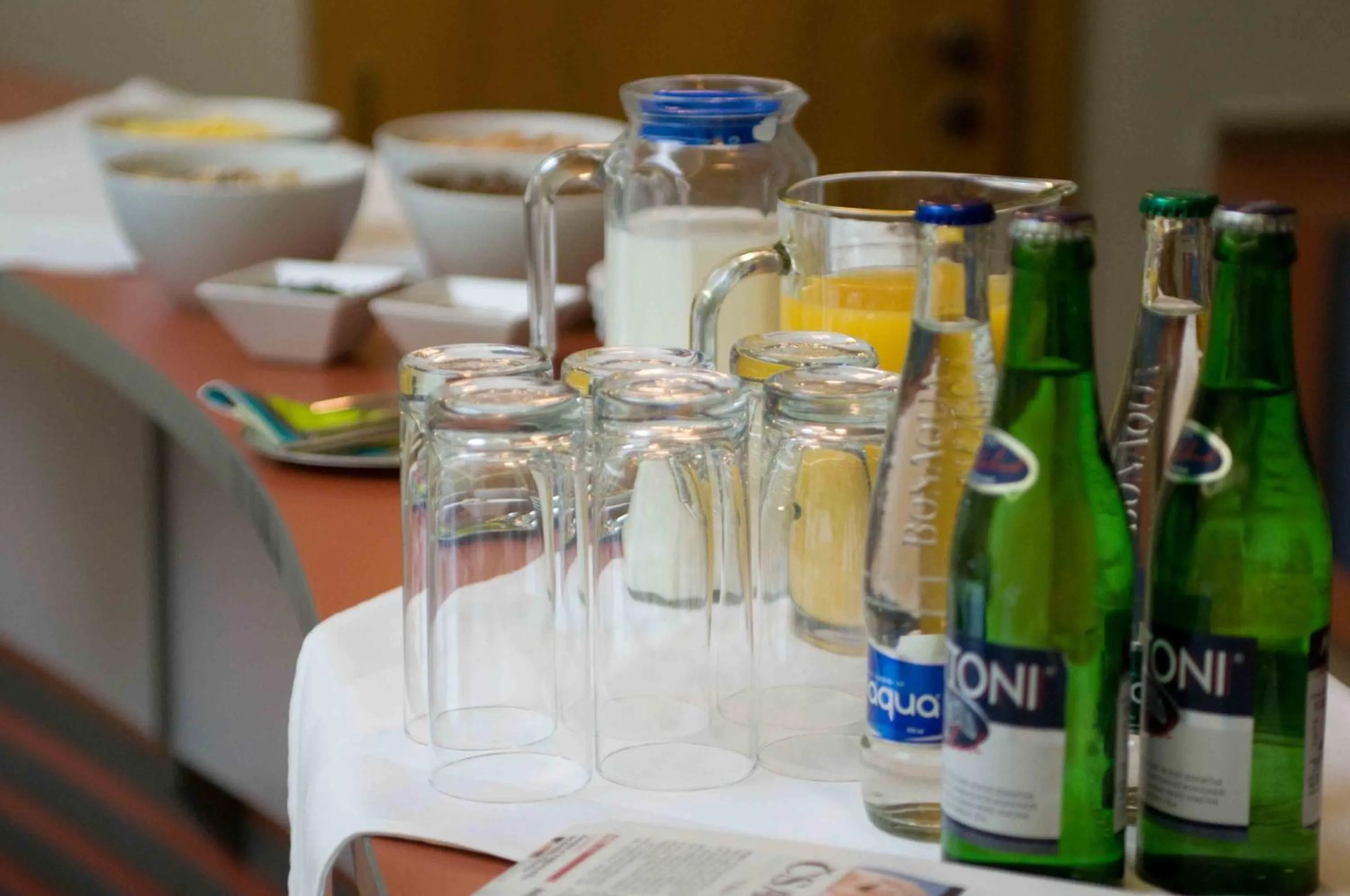 Non alcoholic drinks in Hotel Merlot