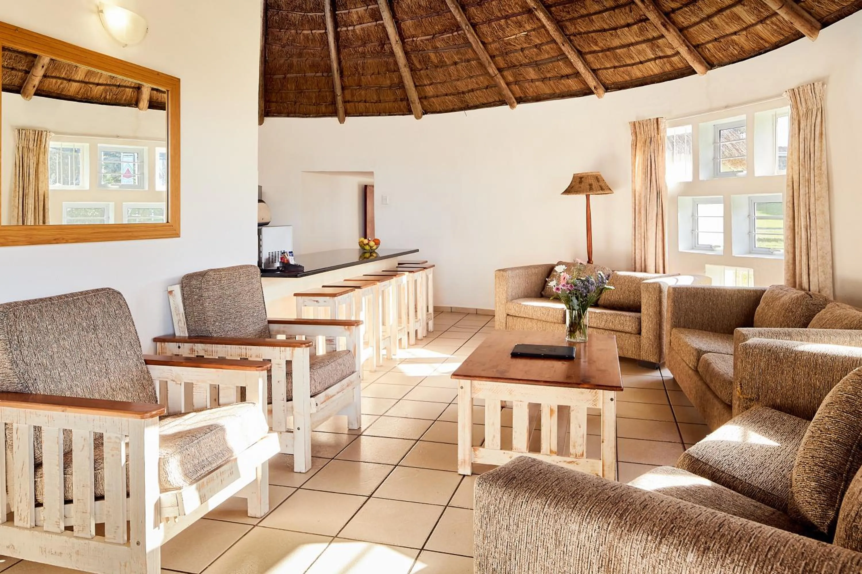 Living room in First Group Hole in the Wall