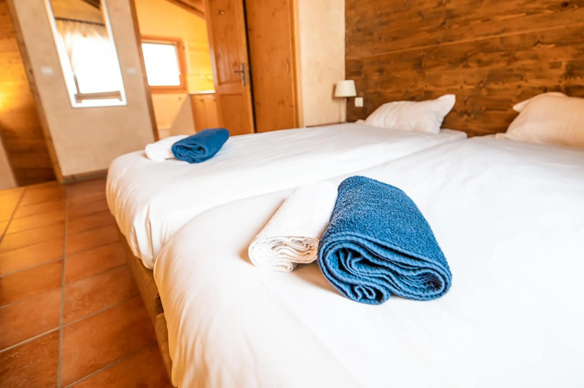 Bed in Parc Madeleine - CHALETS