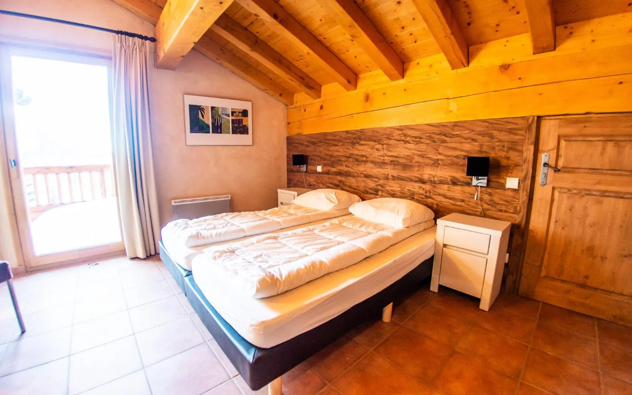 Bed in Parc Madeleine - CHALETS