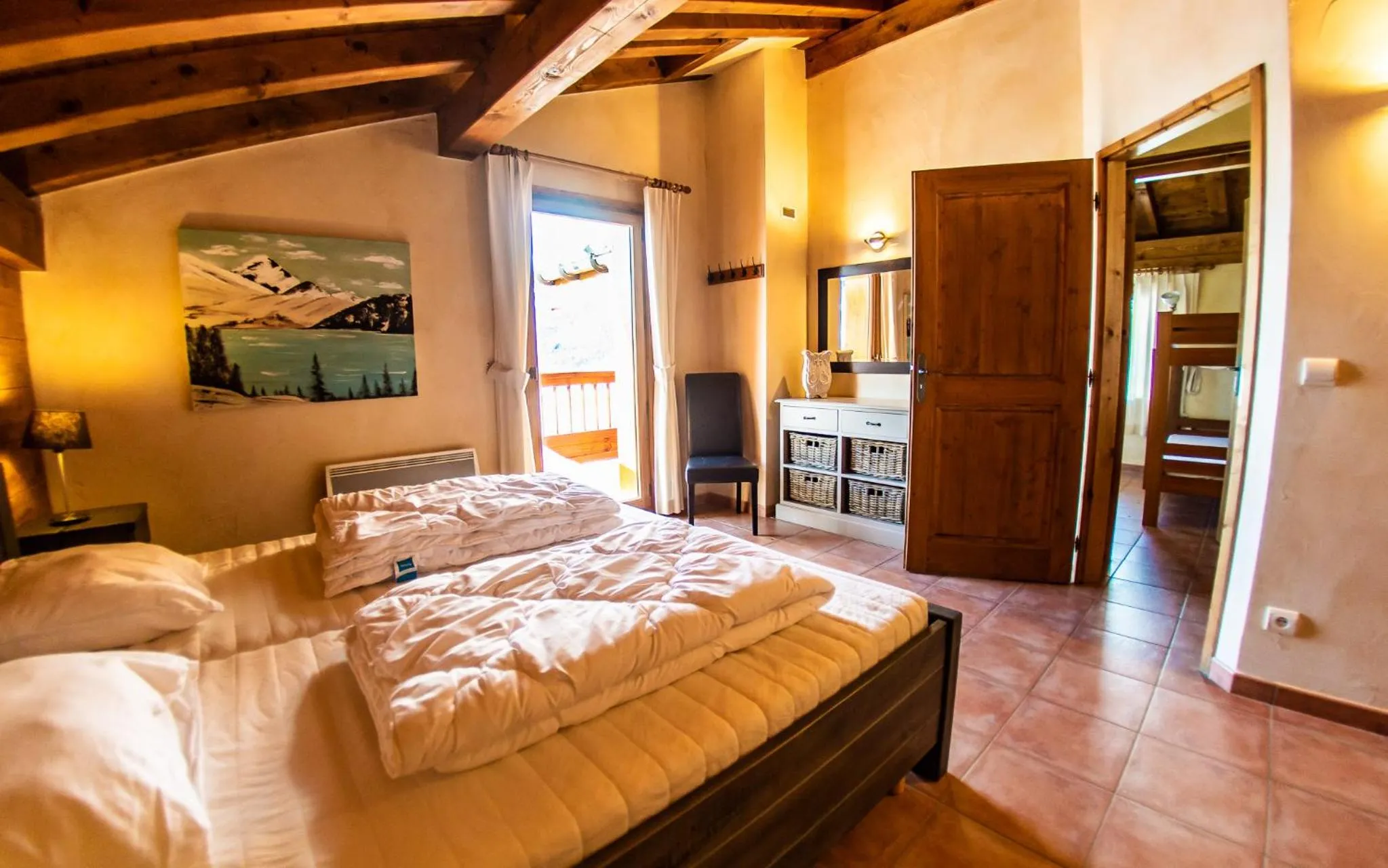 Bed in Parc Madeleine - CHALETS