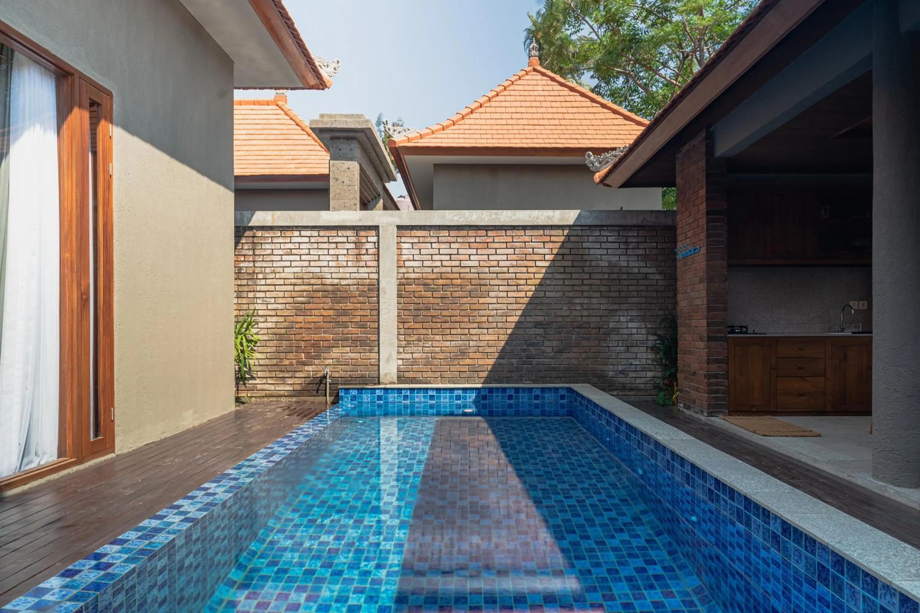 Pool view in Serenia Villas Amed