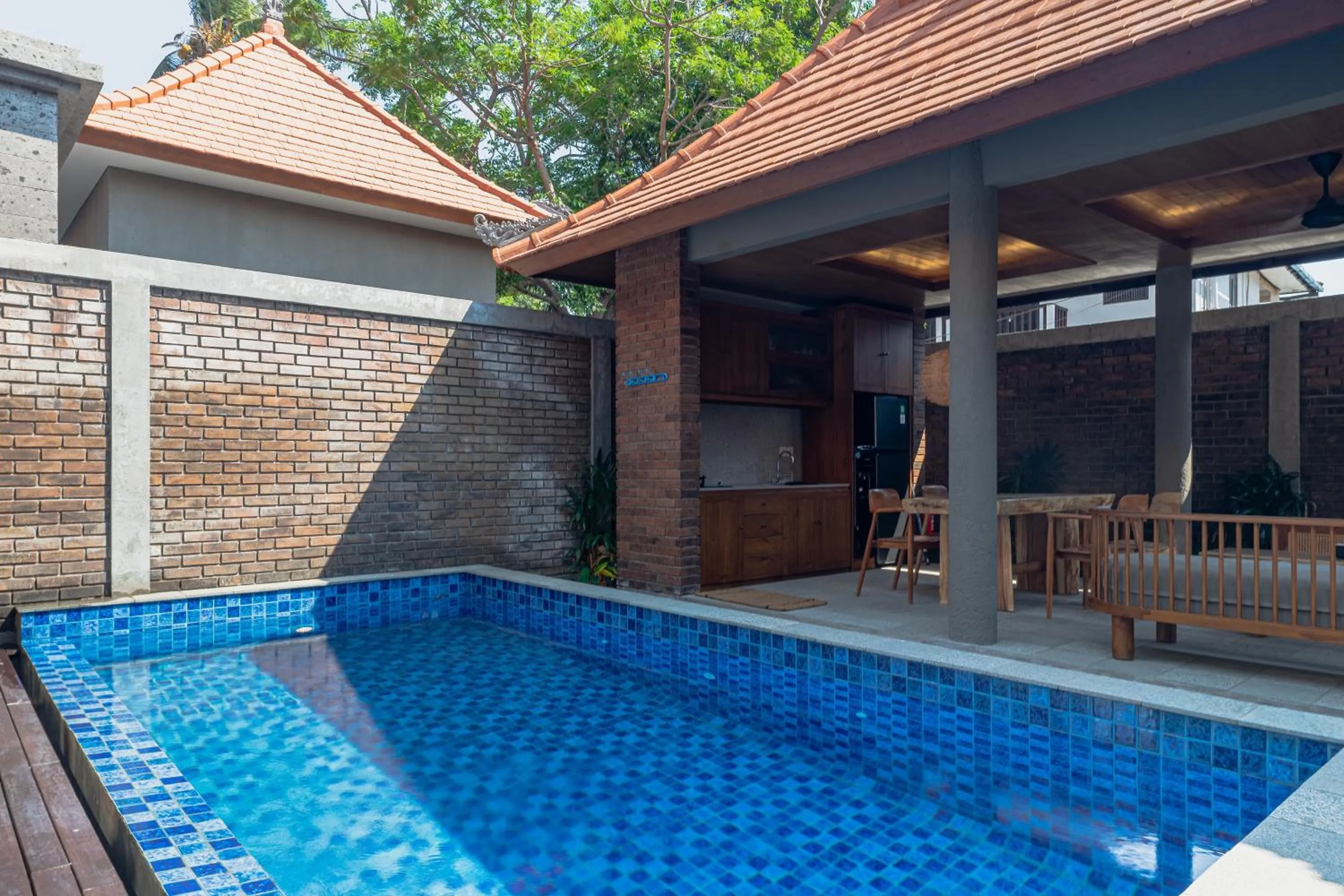 Pool view in Serenia Villas Amed