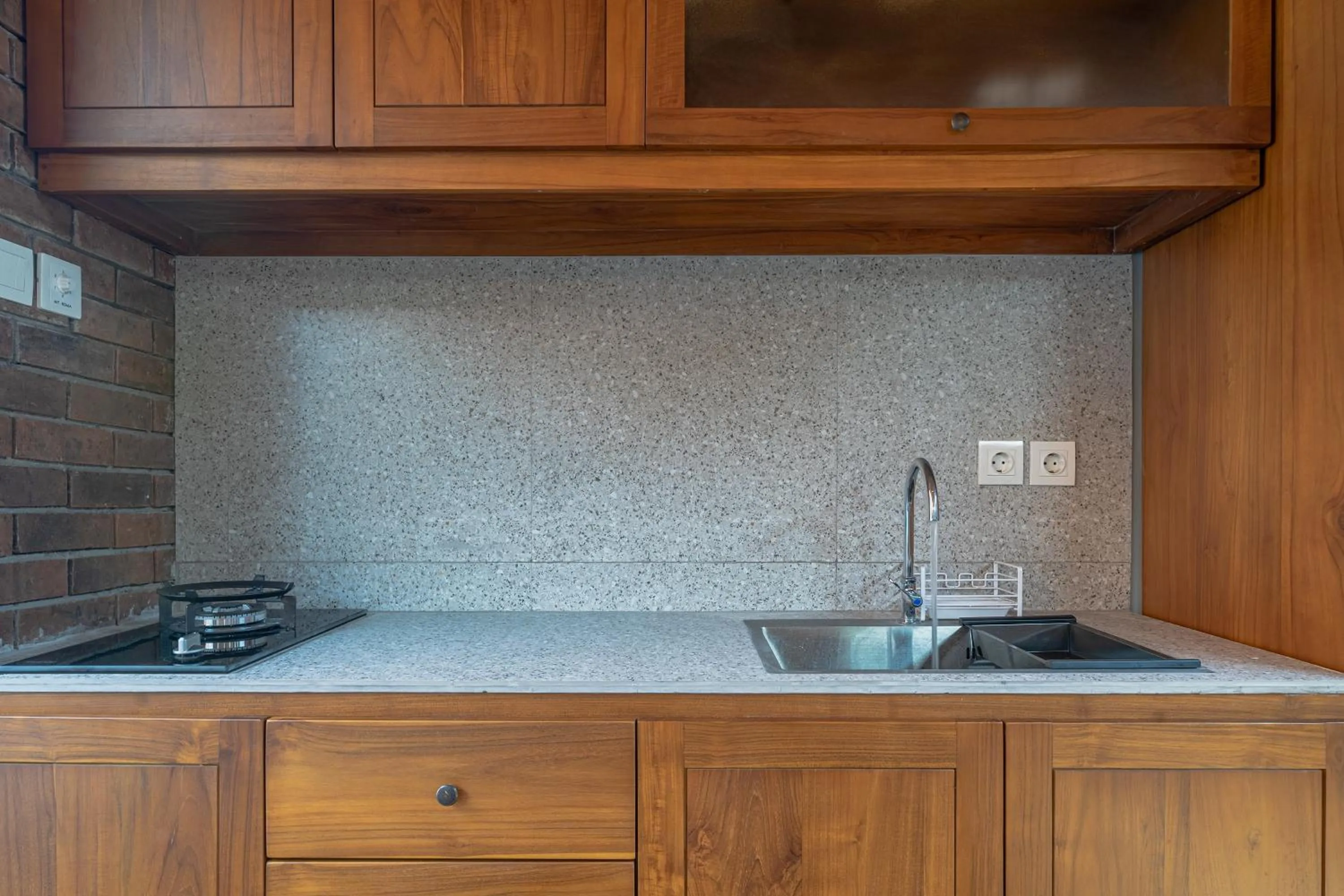 Kitchen or kitchenette in Serenia Villas Amed