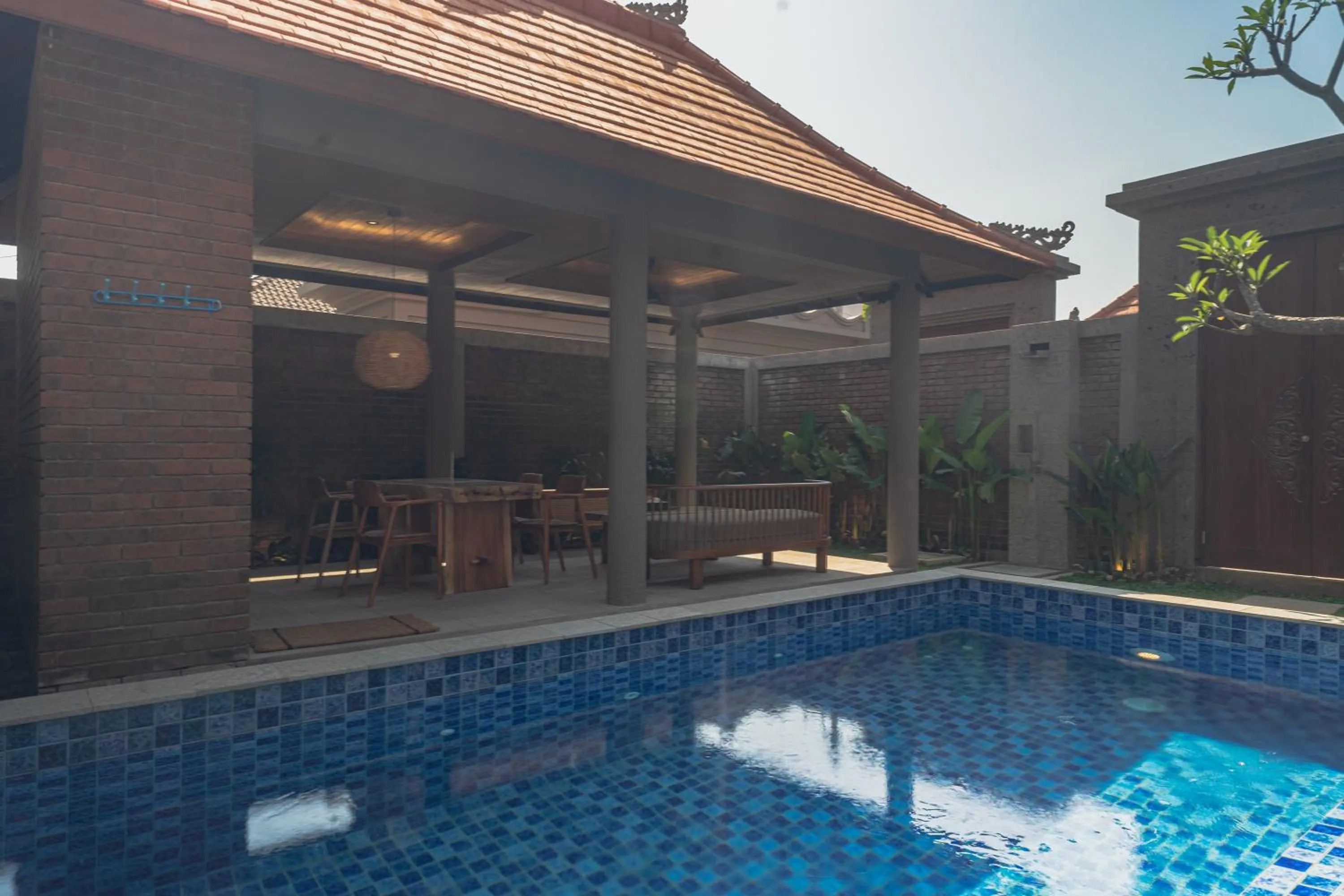 Pool view in Serenia Villas Amed