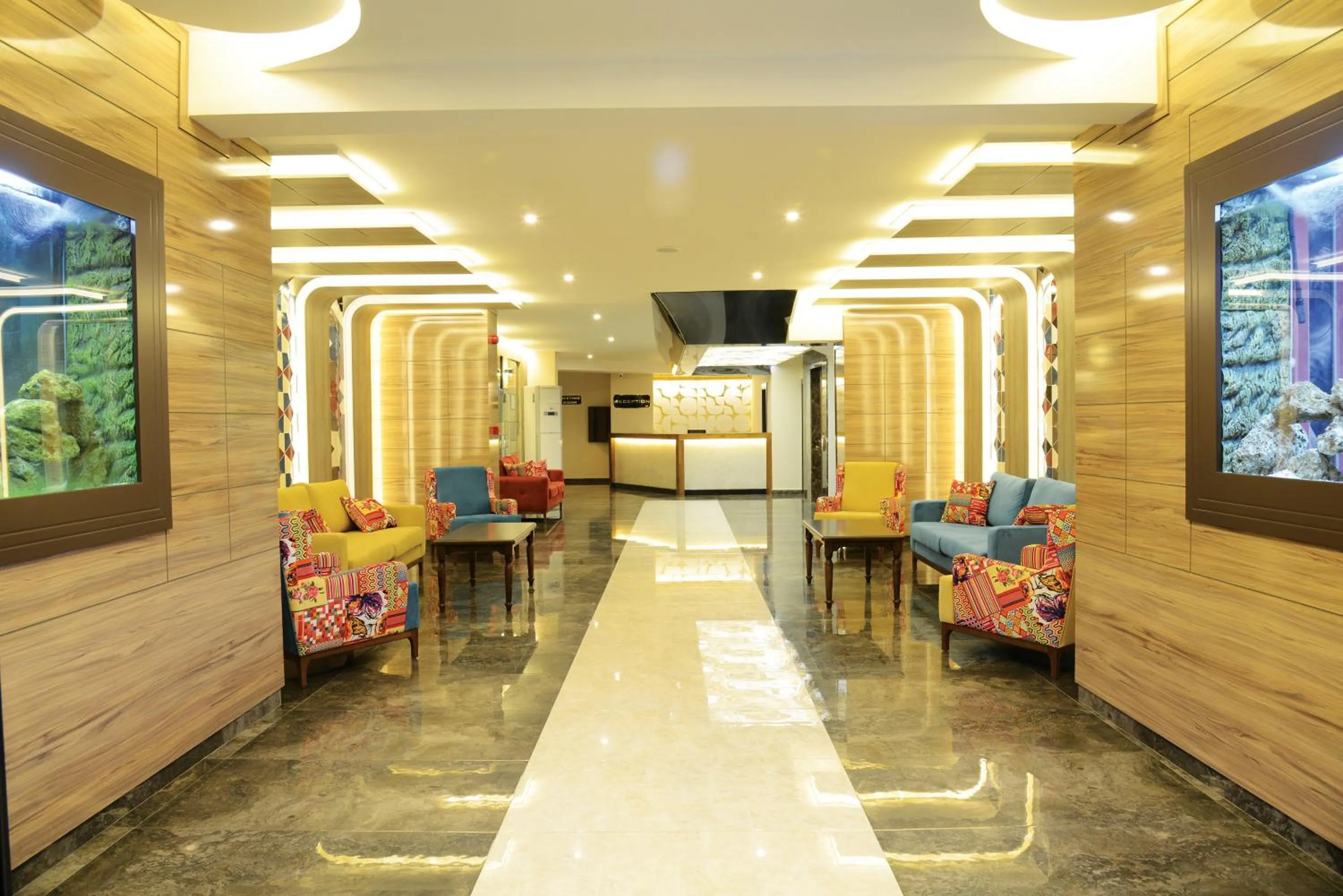 Lobby or reception in Ozgur Bey Spa Hotel