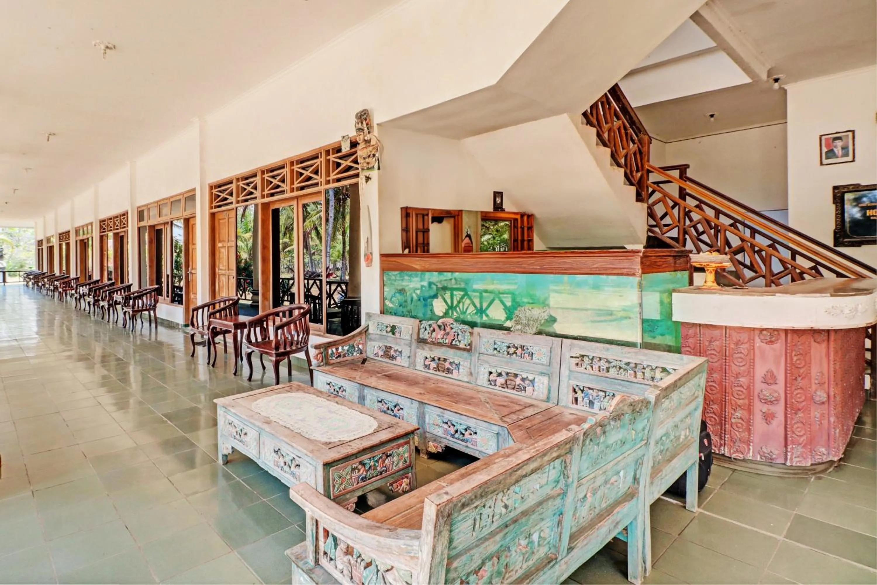 Lobby or reception in Capital O 93236 Hotel Hapel Negara