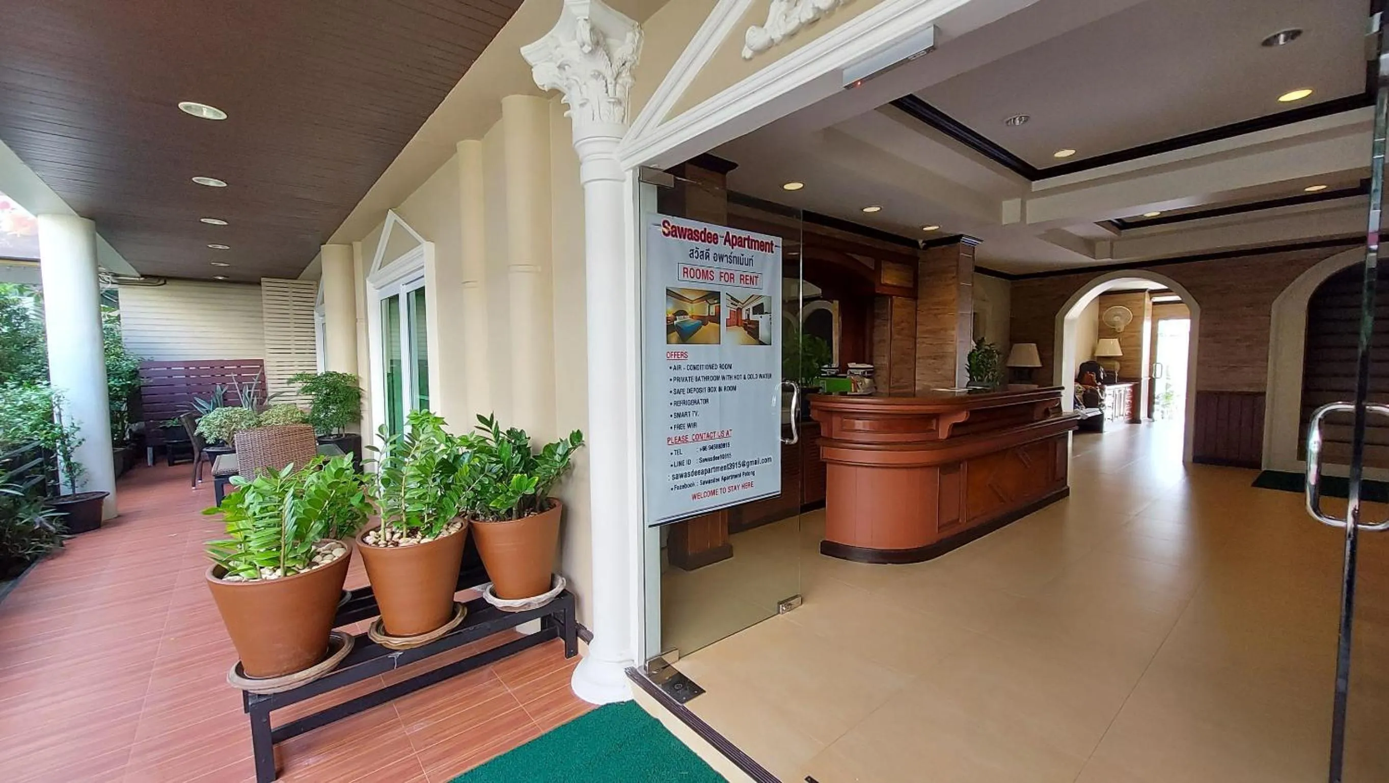 Property building in Sawasdee Apartment Patong