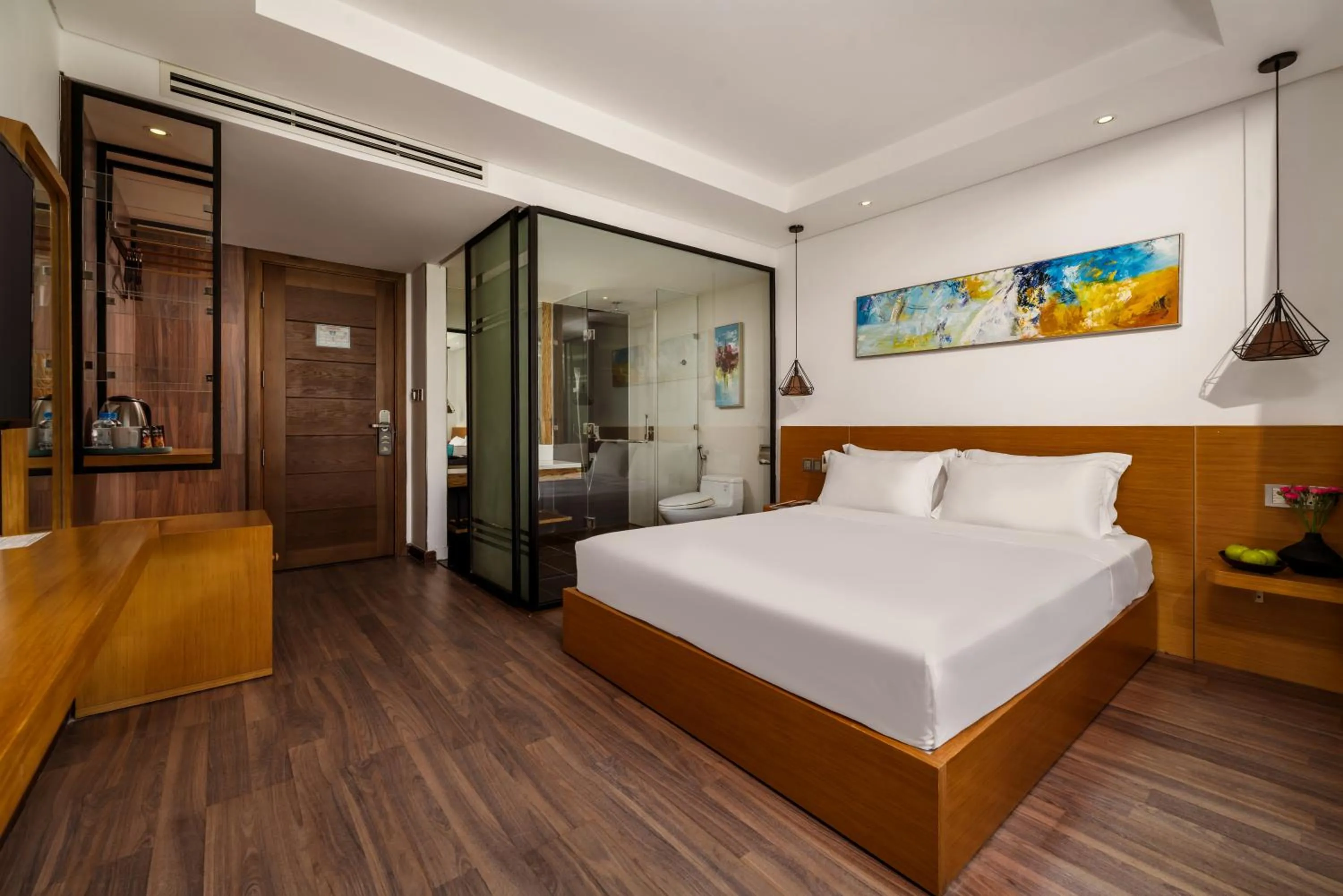 Bed in Brilliant Majestic Hotel