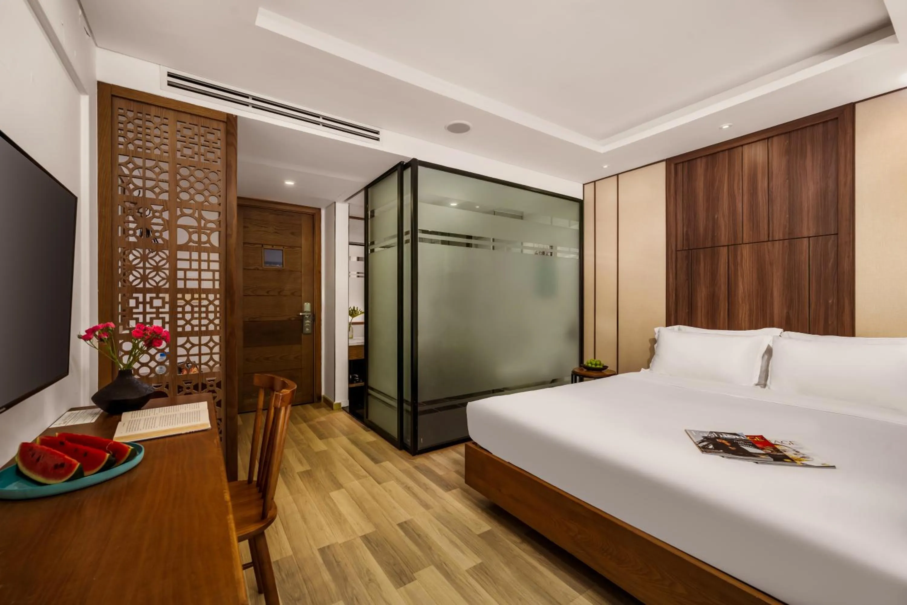 Bed in Brilliant Majestic Hotel